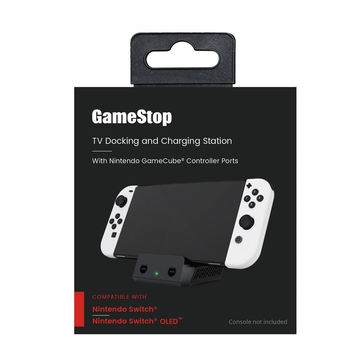 GameStop Nintendo Switch TV Stand and Charging Dock with Game Cube