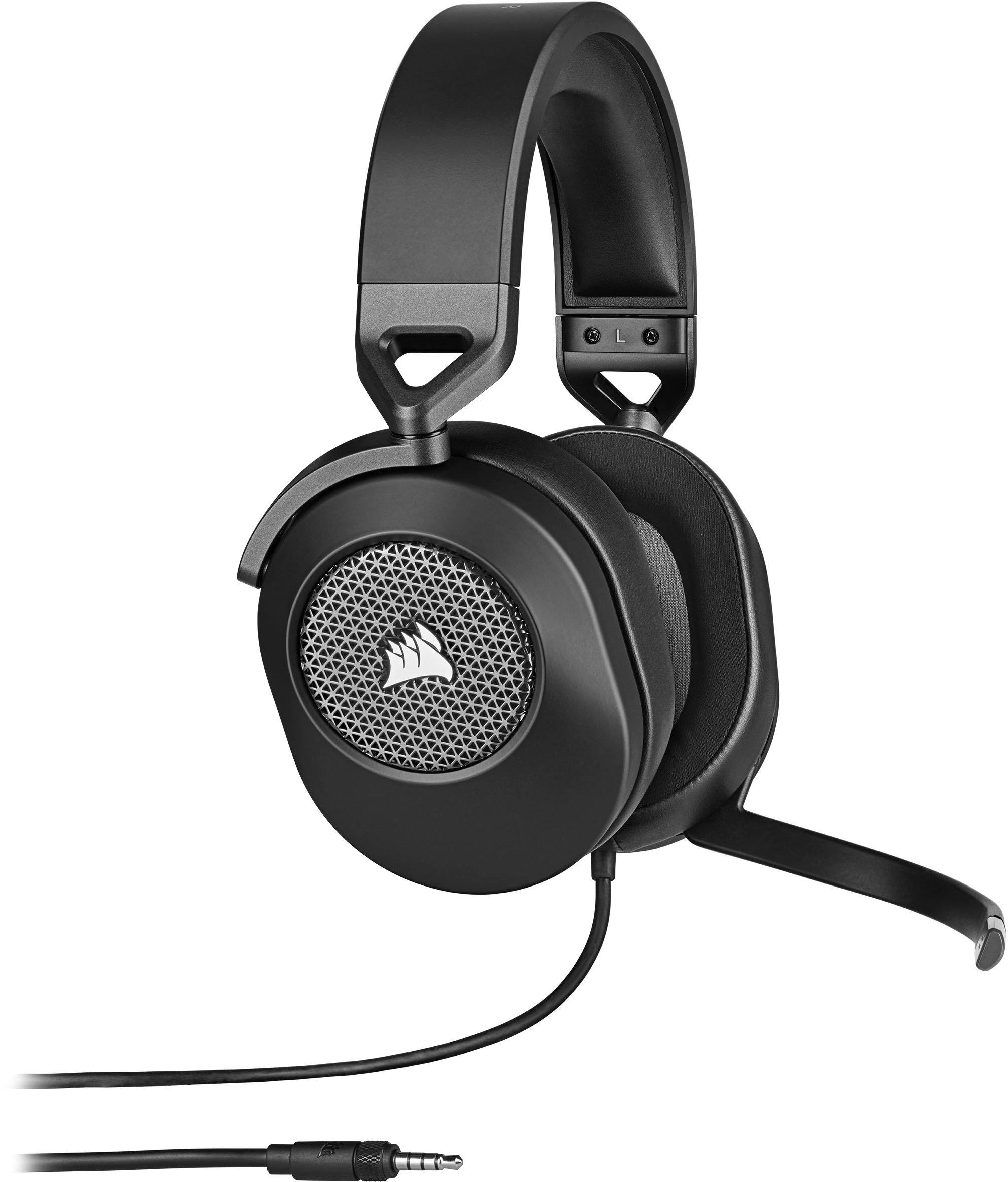 Inde Algebraisk vej CORSAIR HS65 Surround Carbon Wired 7.1 Gaming Headset for PC, PlayStation  5, and PlayStation 4 | GameStop