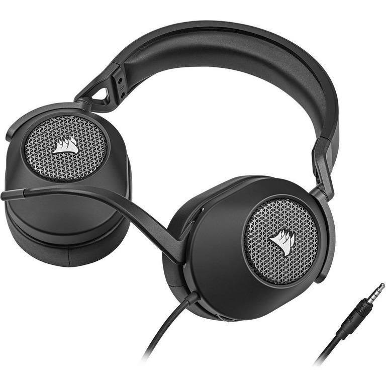 CORSAIR HS65 Surround Carbon Wired 7.1 Gaming Headset for PC, PlayStation  5, and PlayStation 4 | GameStop