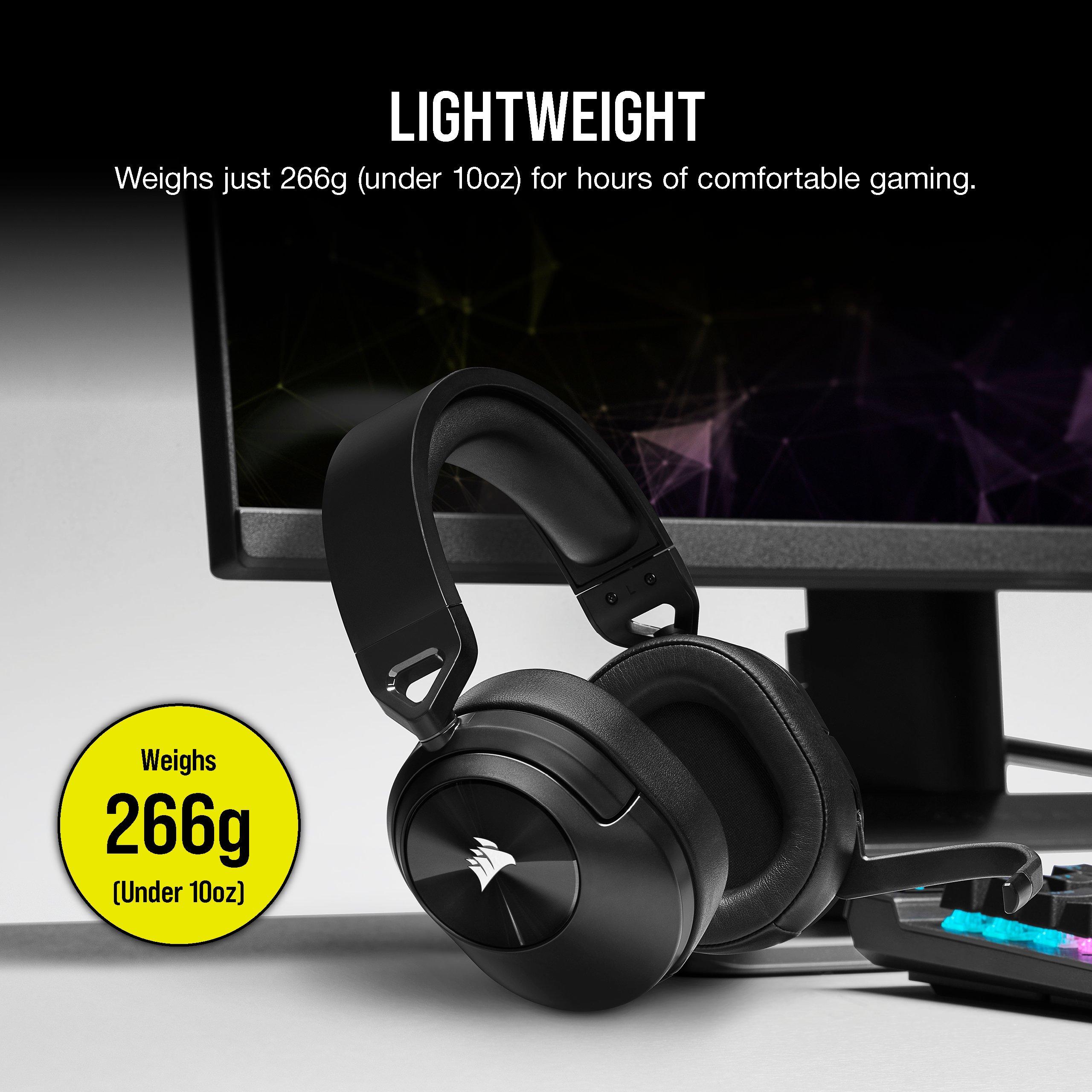 Corsair HS55 Wireless Core Carbon Gaming Headset for PC
