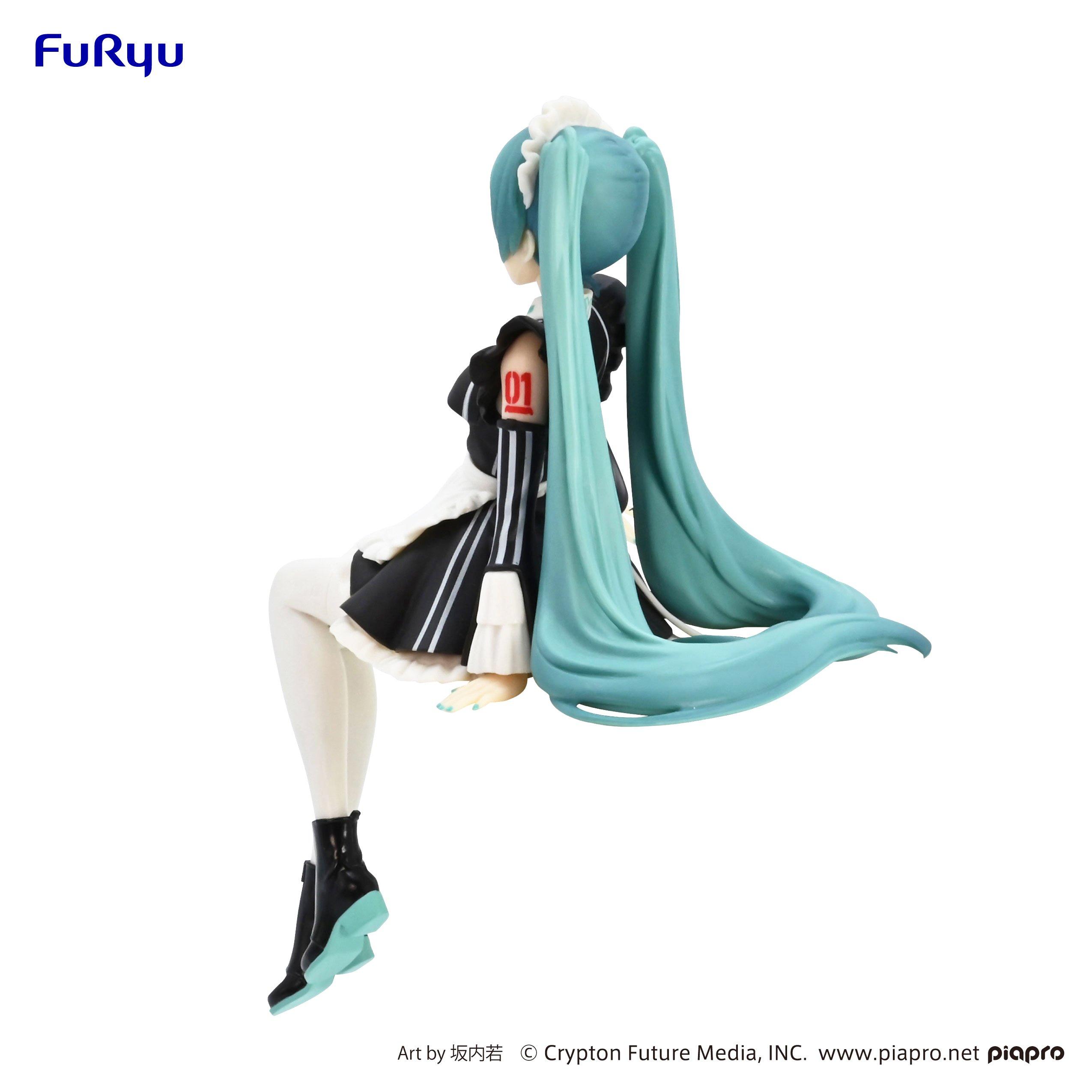 list item 5 of 8 FuRyu Vocaloid Hatsune Miku Sporty Maid Noodle Stopper Figure