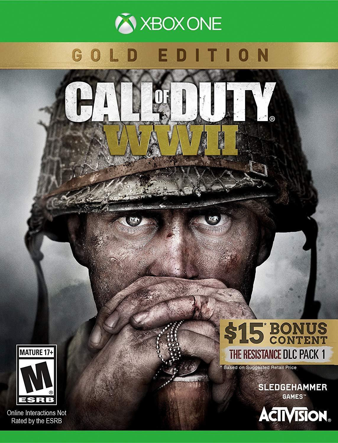 Jogo Midia Fisica Call Of Duty Wwii Golden Edition Xbox One em