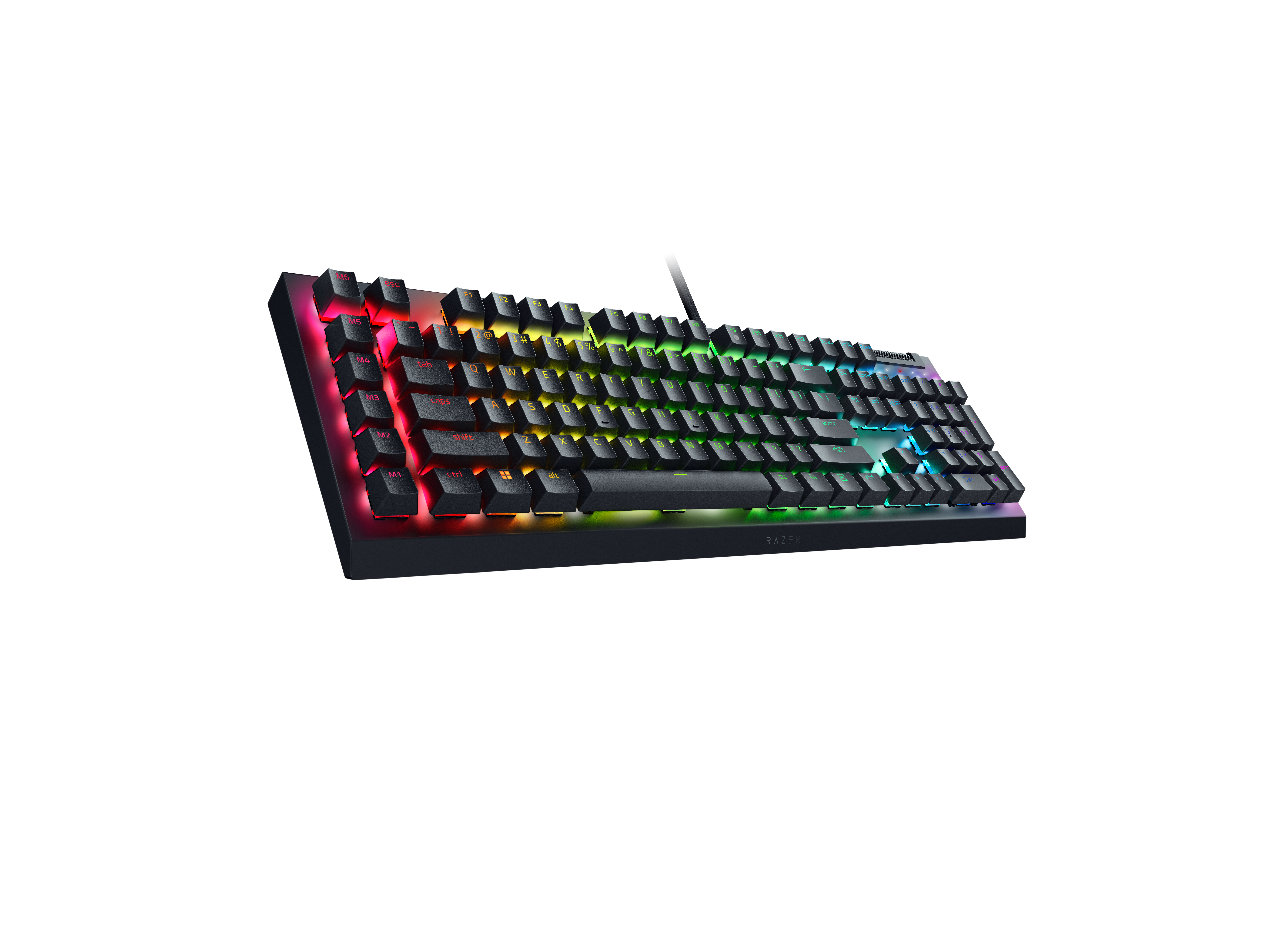 Razer BlackWidow V4 X Wired Mechanical Gaming Keyboard with Green  Mechanical Switches - Black