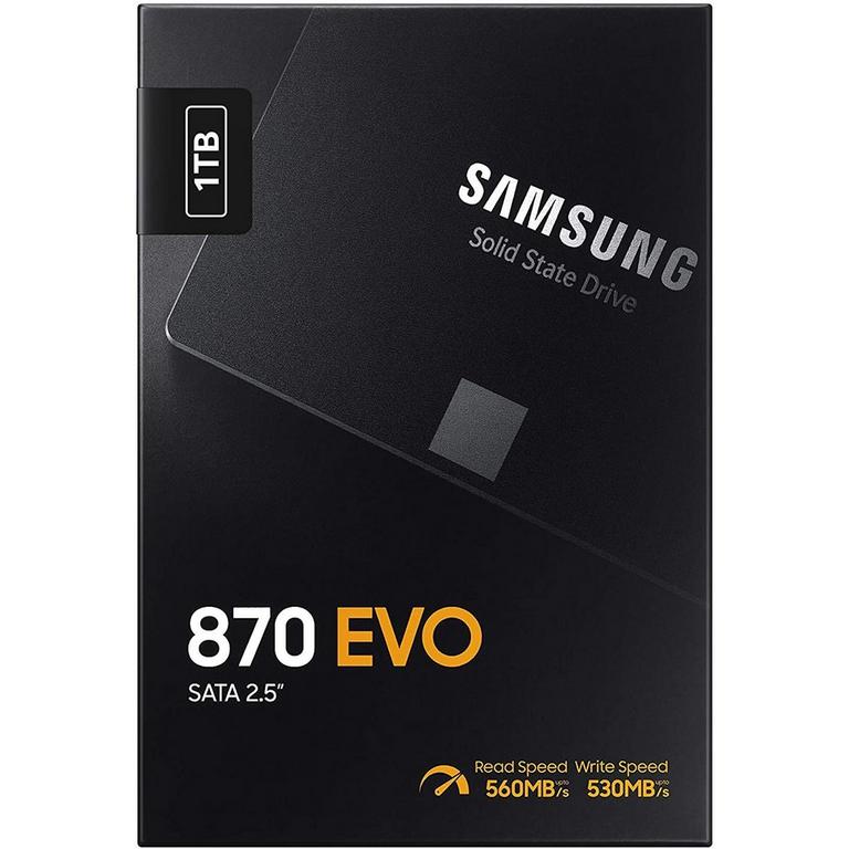 Centimeter Adskille At læse Samsung 870 EVO 1TB 2.5-in SATA III Internal SSD Single Unit Version  MZ-77E1T0B/AM | GameStop