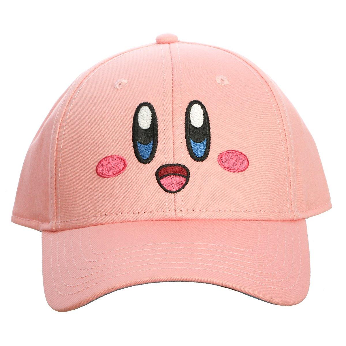 Kirby Big Face Pink Baseball Hat