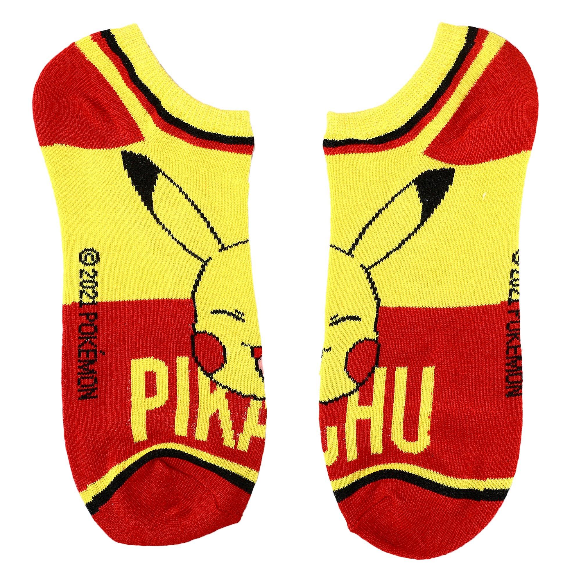 list item 3 of 6 Pokemon Character Mix and Match Ankle Socks 5 Pack