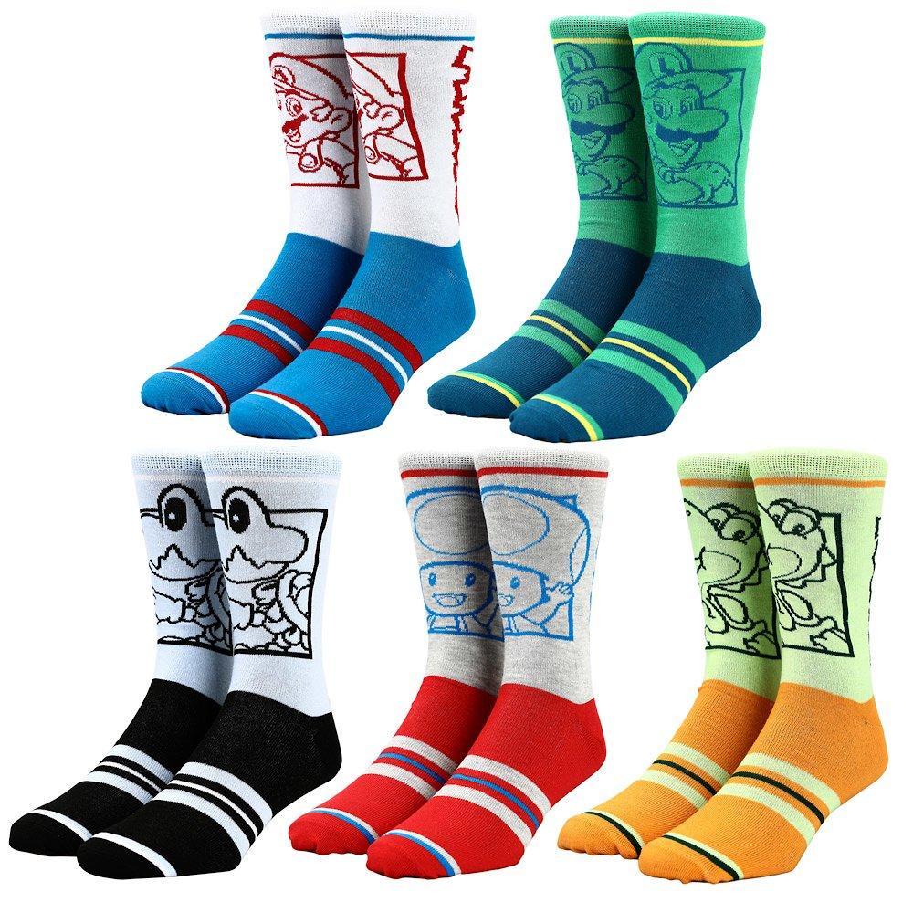 Bioworld Naruto Themed 5 Pack Womens Juniors Ankle Socks