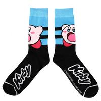 list item 3 of 7 Kirby Character Two-Tone Crew Socks 5 Pack