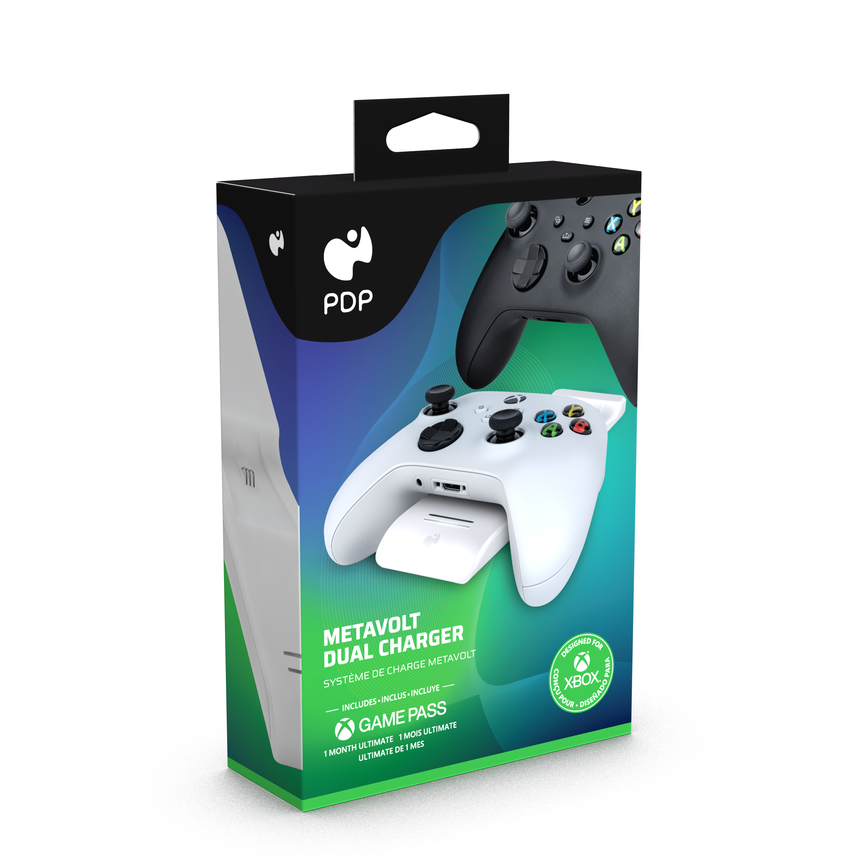 PDP Metavolt Dual Charger for Xbox Series X/S and Xbox One - Flash White