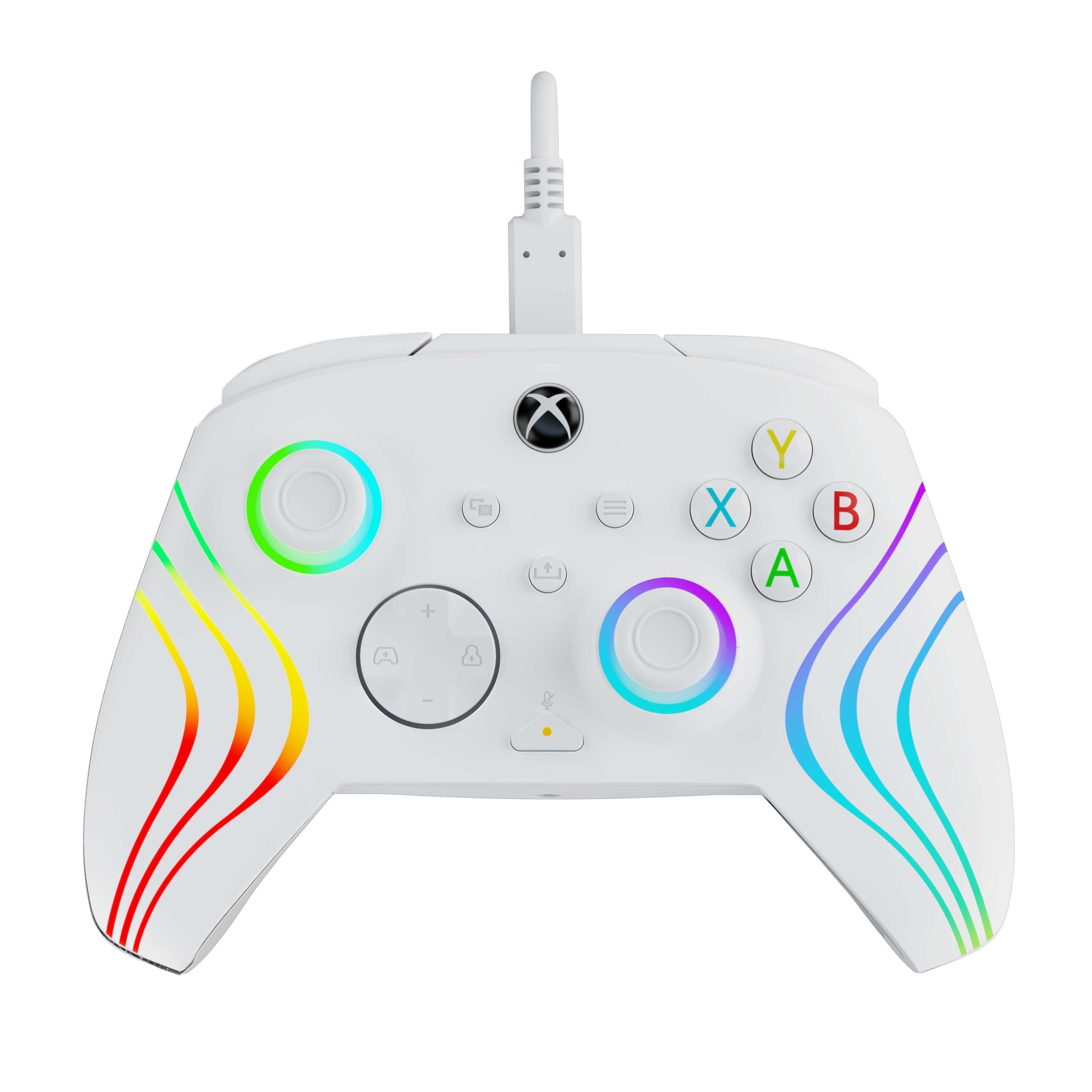 PDP Afterglow Wave Wired Controller for Xbox One and Xbox Series X/S White GameStop