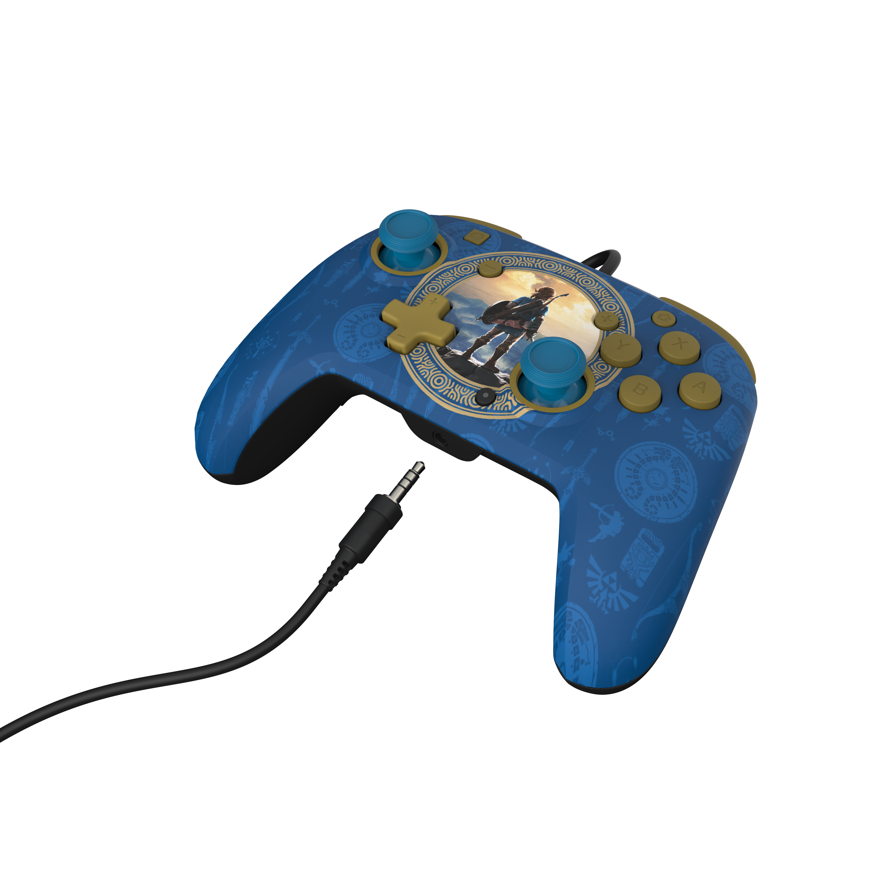 PDP REMATCH Wired Controller for Nintendo Switch - Hyrule Blue 