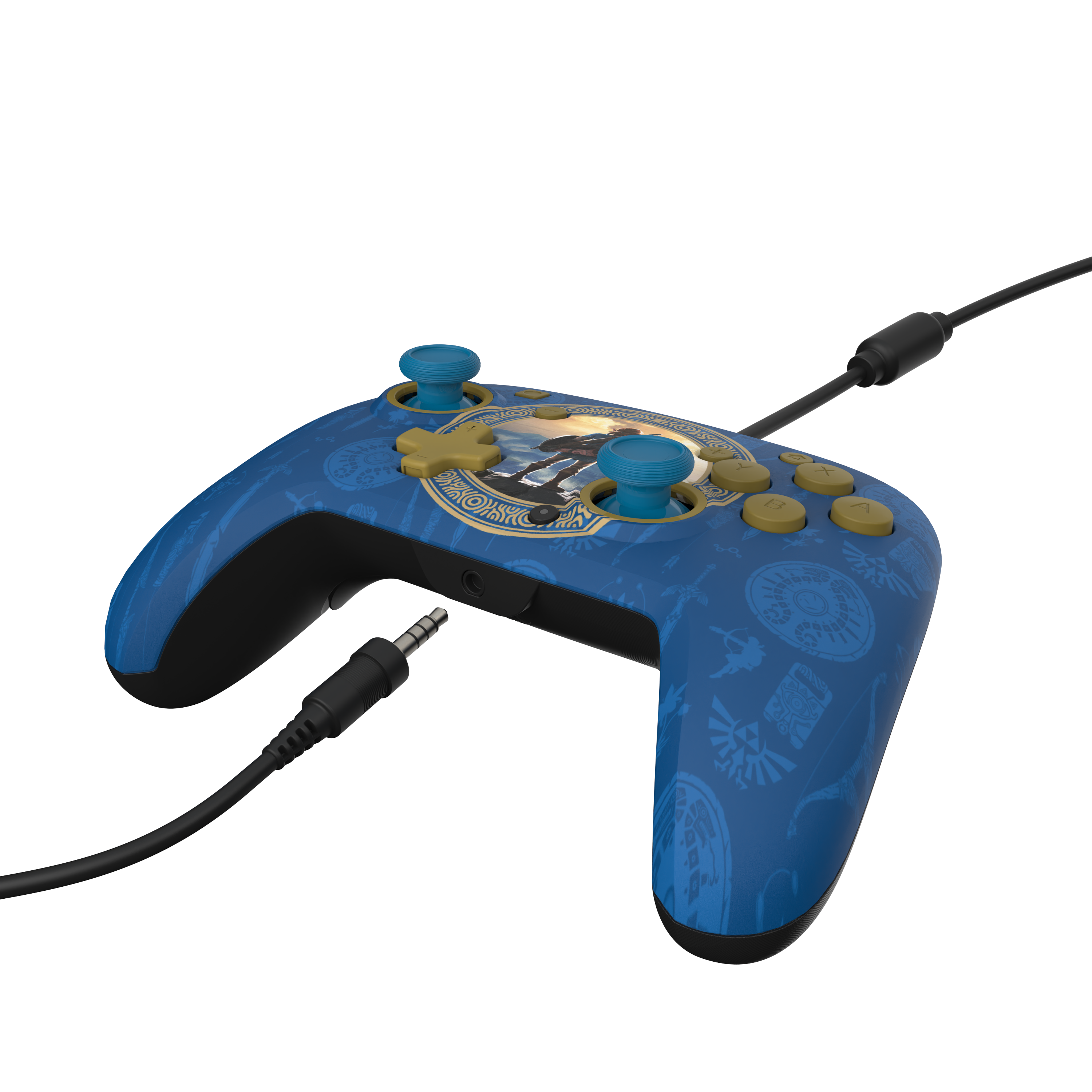 PDP REMATCH Wired Controller for Nintendo Switch - Hyrule Blue 