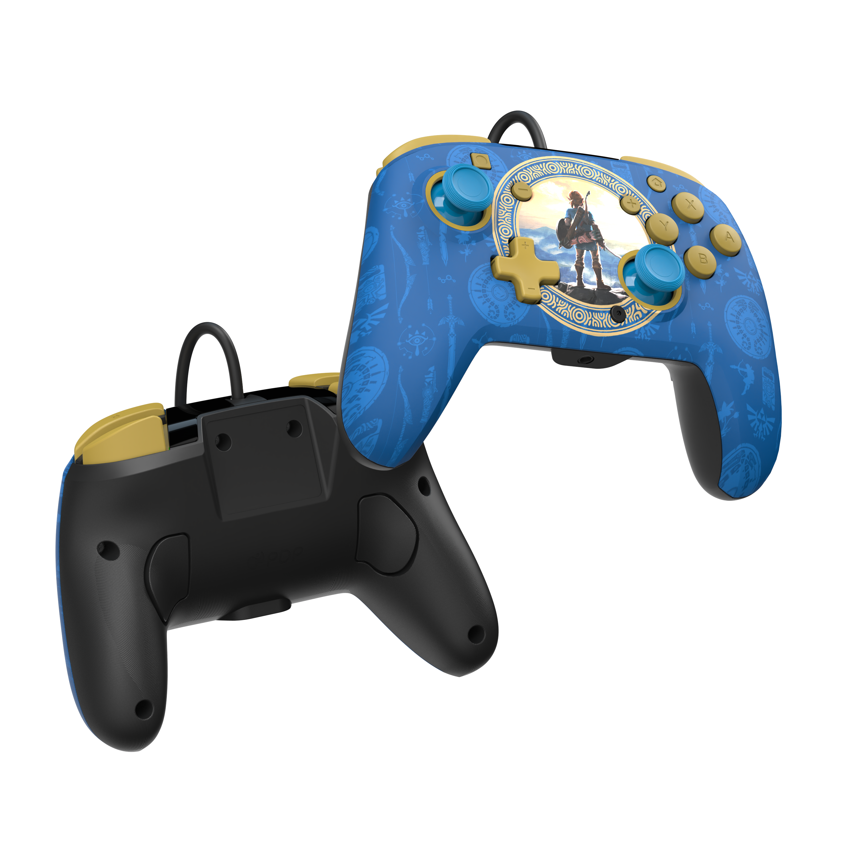 PDP REMATCH Wired Controller for Nintendo Switch - Hyrule Blue 