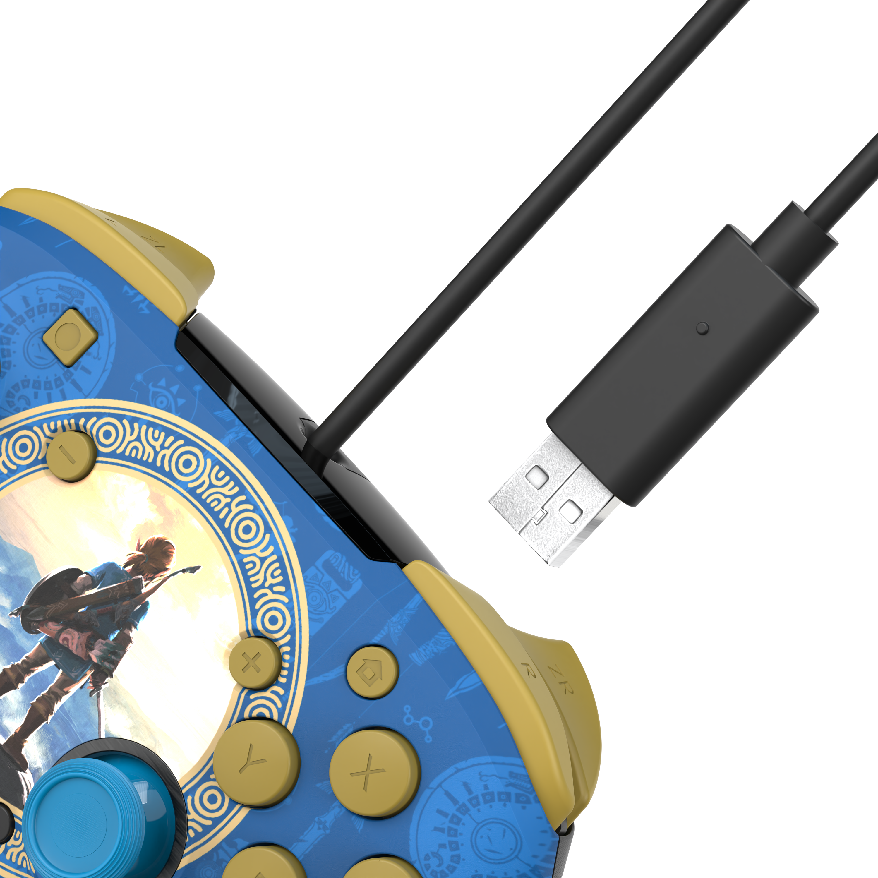 PDP Controller Rematch Wired Hyrule Blue Switch Nintendo Switch