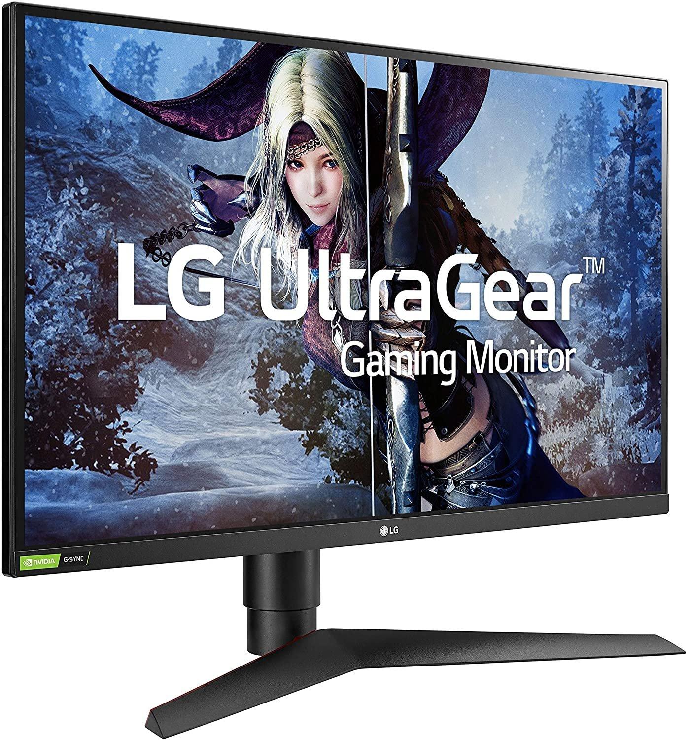 LG 27 27GP850P-B 2560x1440 NANO IPS 165Hz 1ms FreeSync/G-Sync Compatible  Widescreen Gaming Monitor