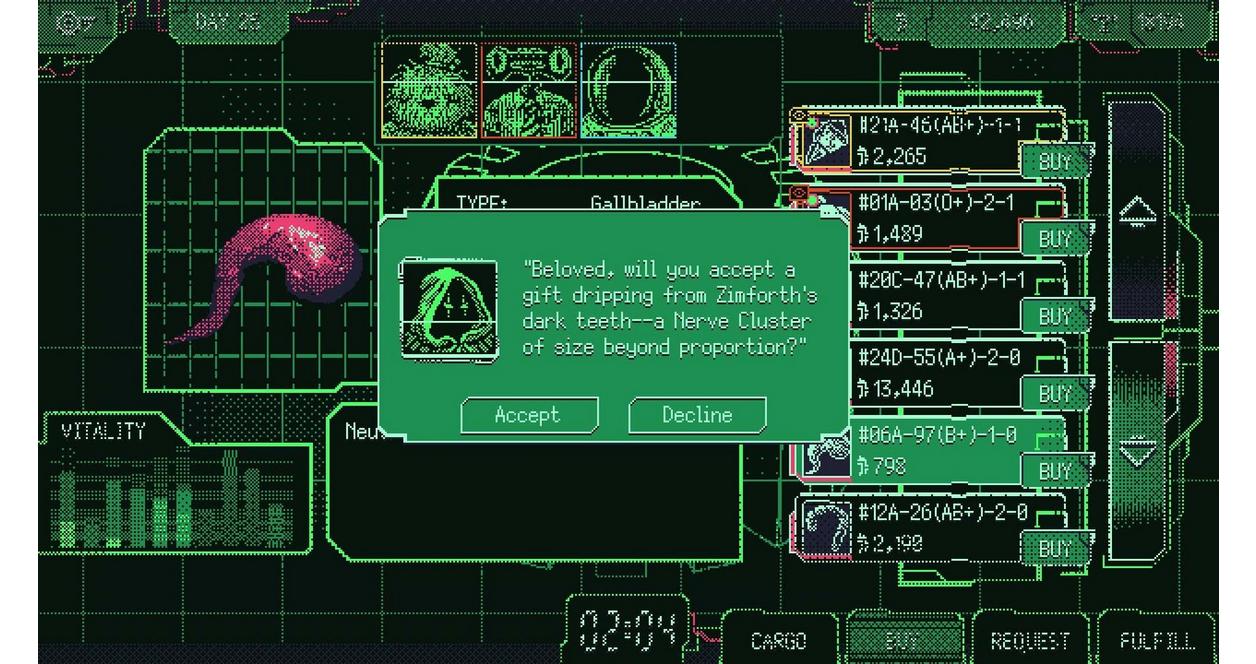 Space Warlord Organ Trading Simulator | Serenity Forge | GameStop