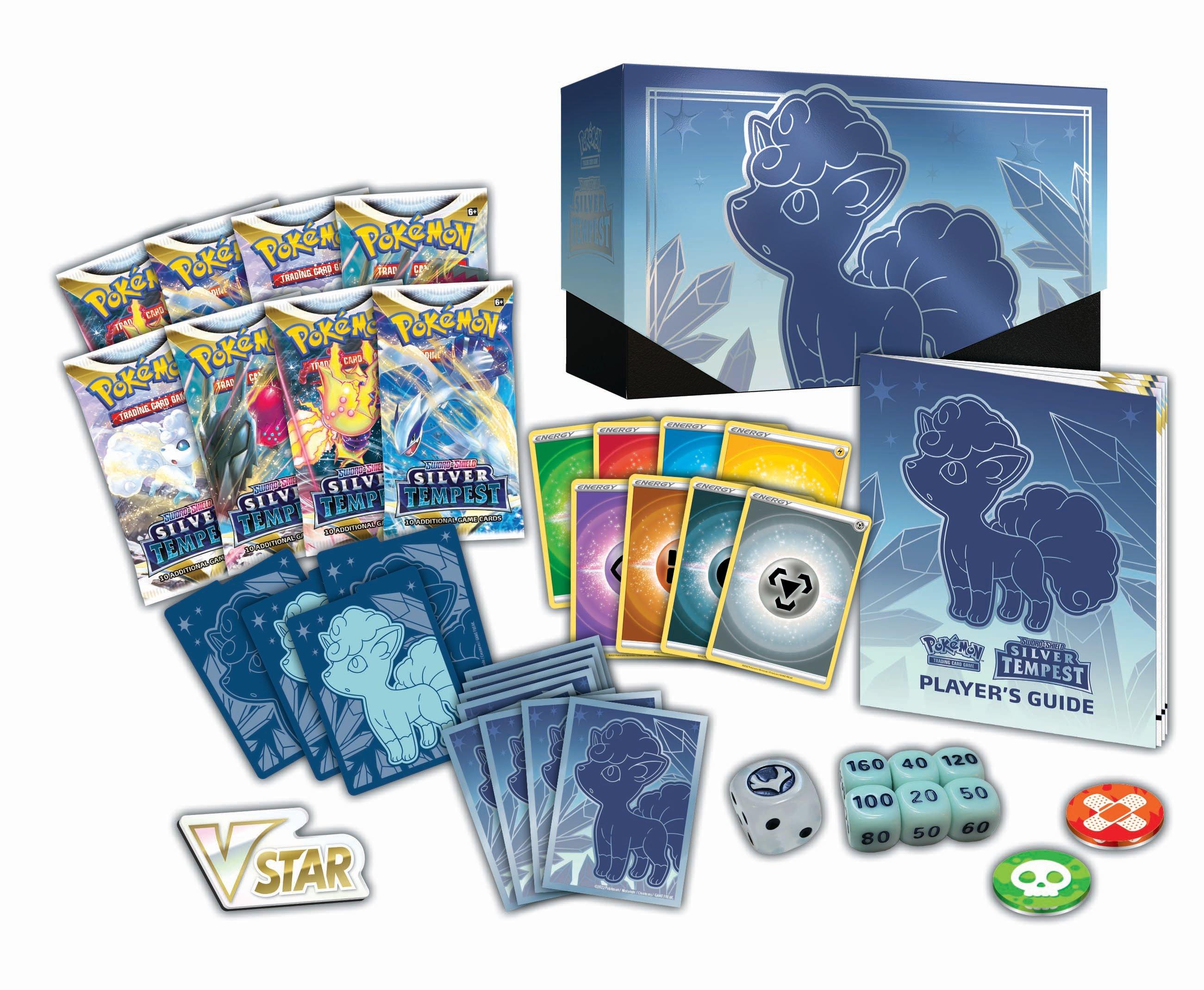 list item 2 of 8 Pokemon Trading Card Game: Sword and Shield Silver Tempest Elite Trainer Box