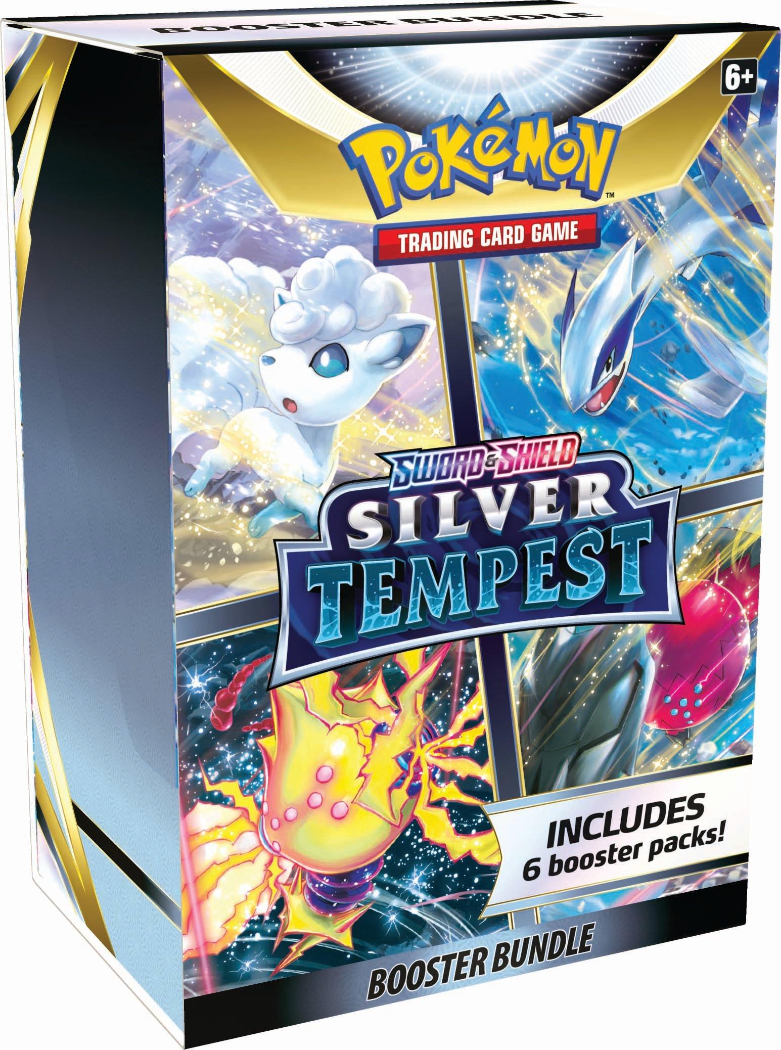 list item 1 of 3 Pokemon Trading Card Game: Sword and Shield Silver Tempest Booster Bundle