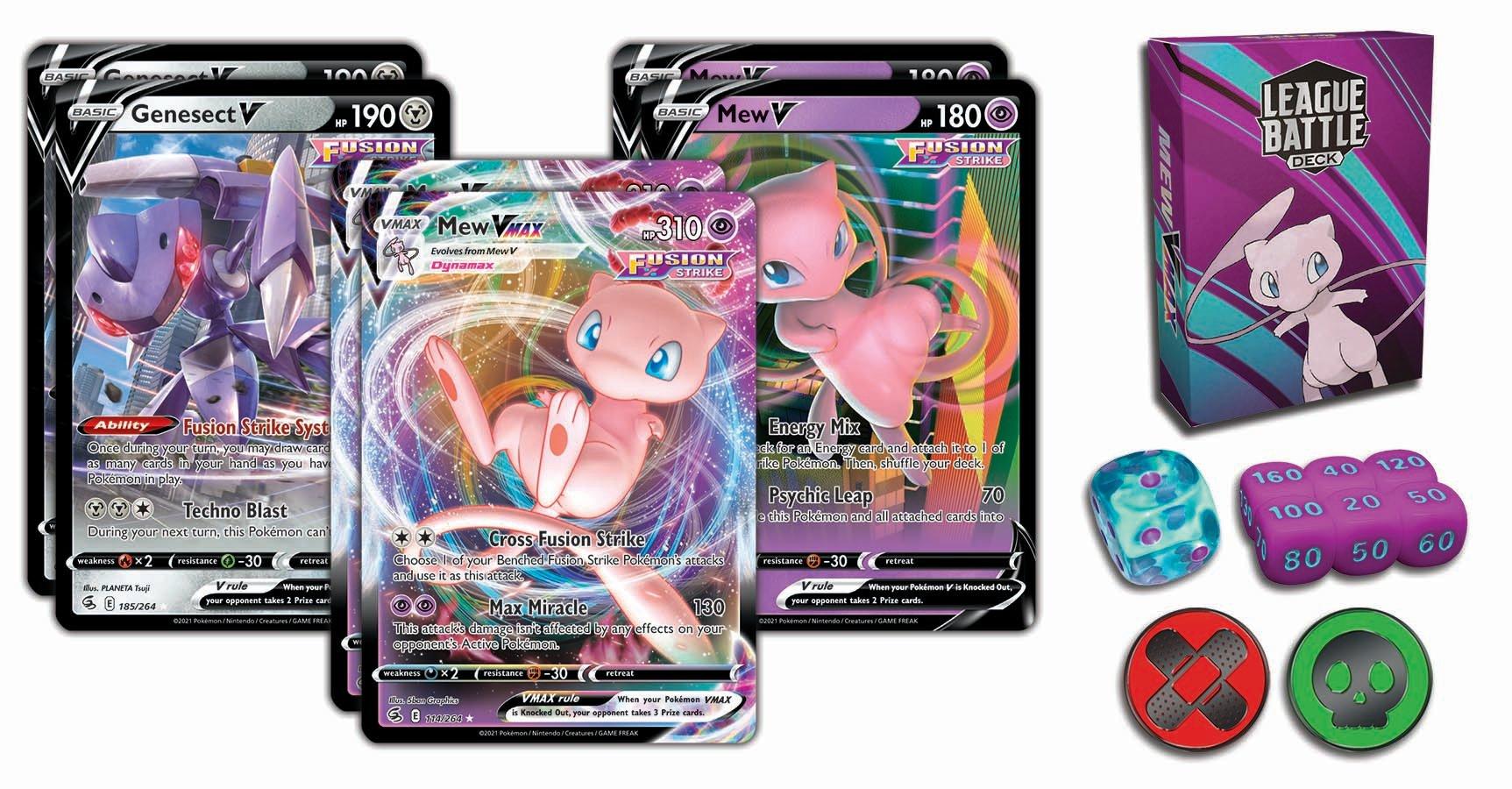 list item 3 of 9 Pokemon Trading Card Game: Mew VMAX League Battle Deck