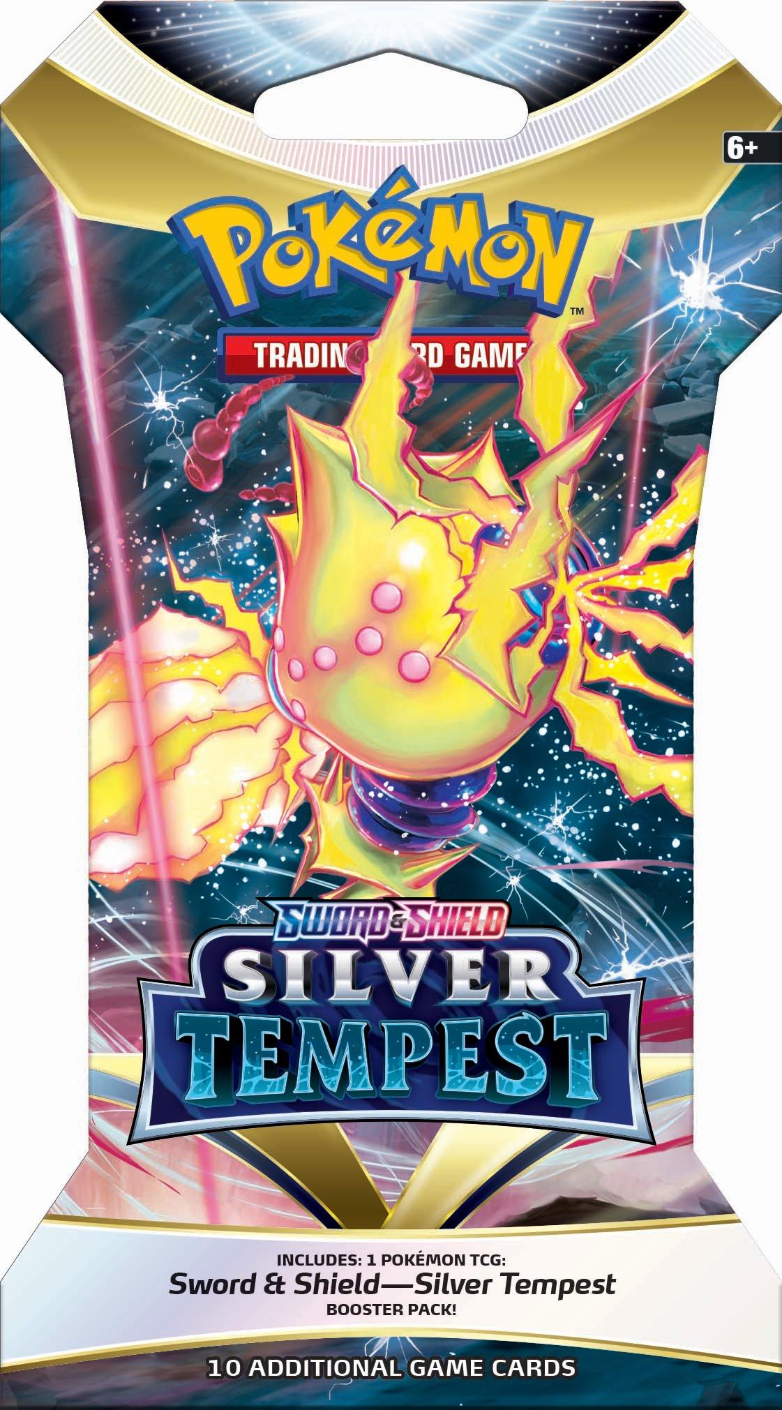 Pokemon Trading Card Game Sword And Shield Silver Tempest Booster Pack 