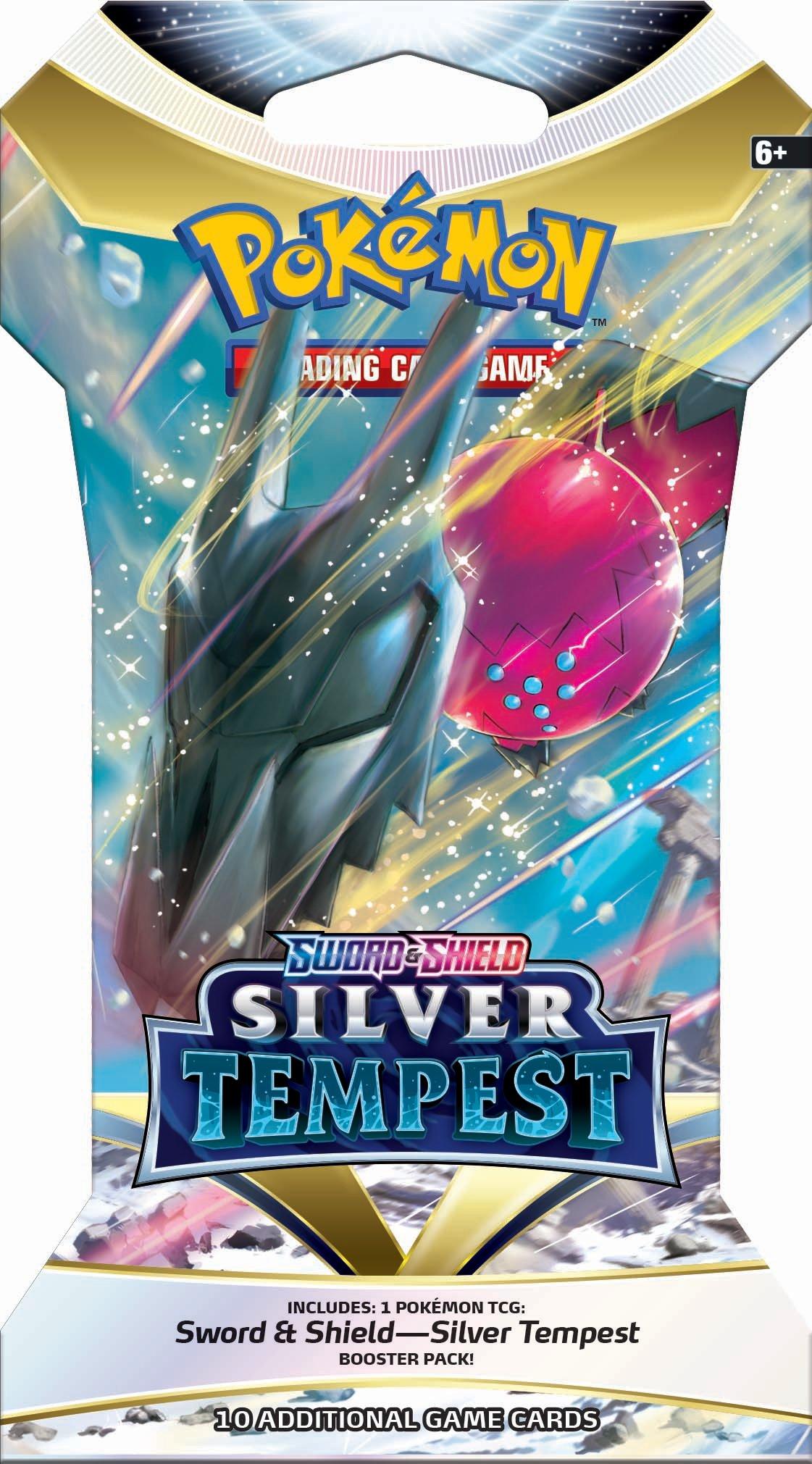 list item 3 of 6 Pokemon Trading Card Game: Sword and Shield Silver Tempest Booster Pack