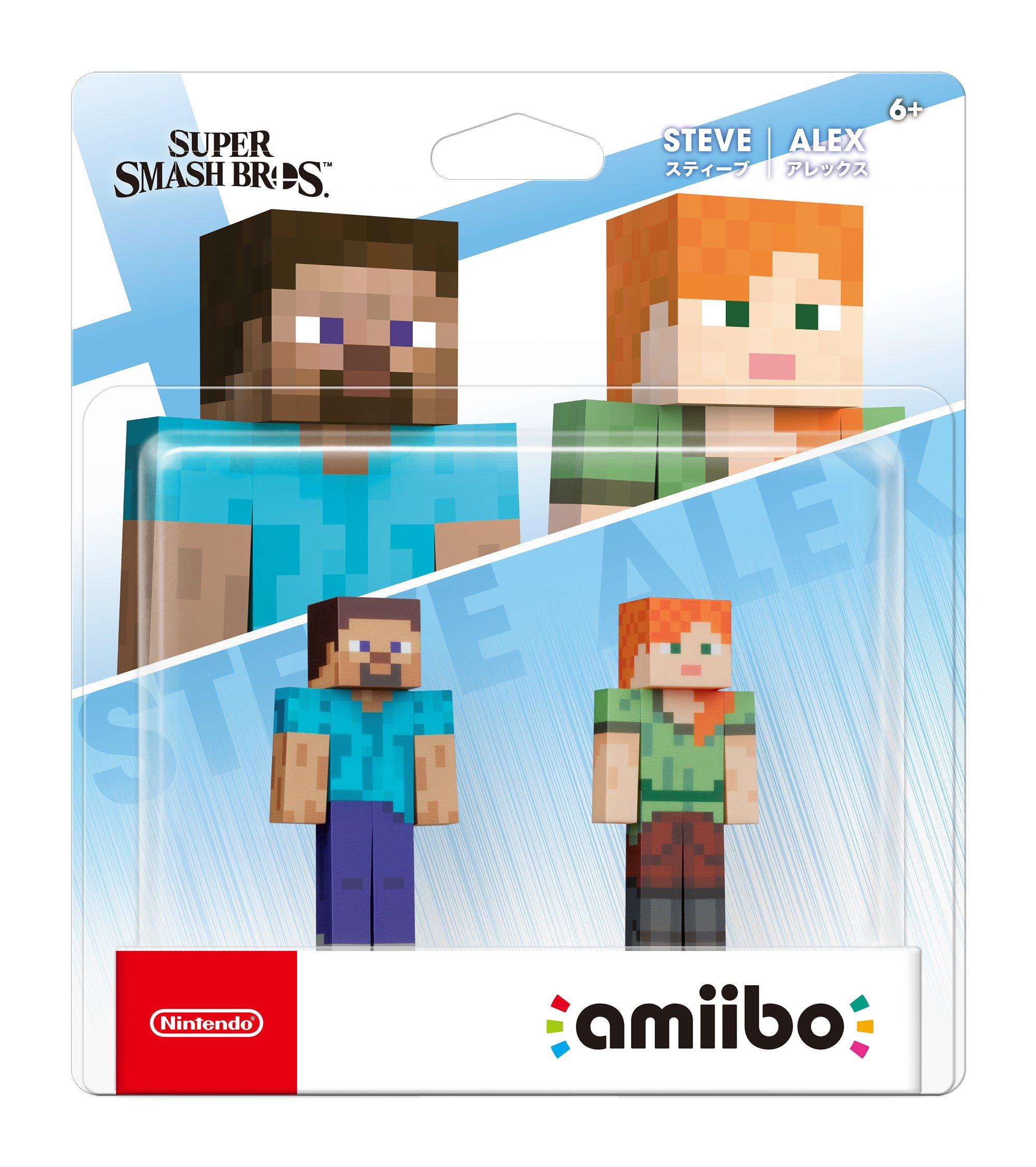 Super Smash Bros. Series Steve and Alex amiibo 2-Pack | GameStop