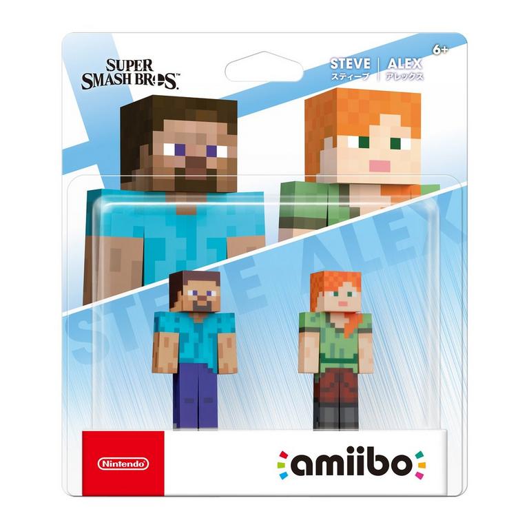 Super Smash Bros. Series Steve and Alex amiibo 2-Pack