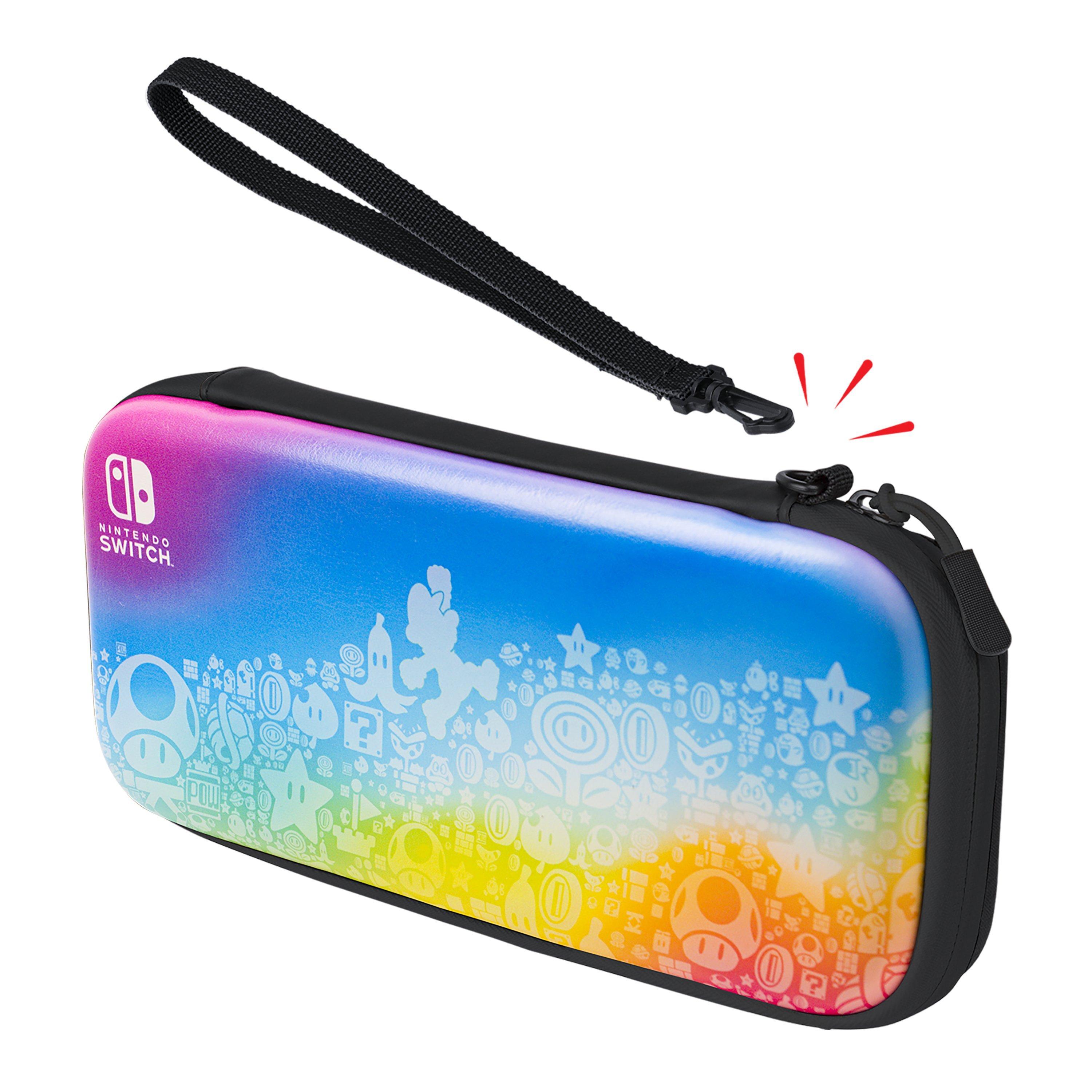 PDP Deluxe Slim Travel Case with Strap for Nintendo Switch Star Spectrum