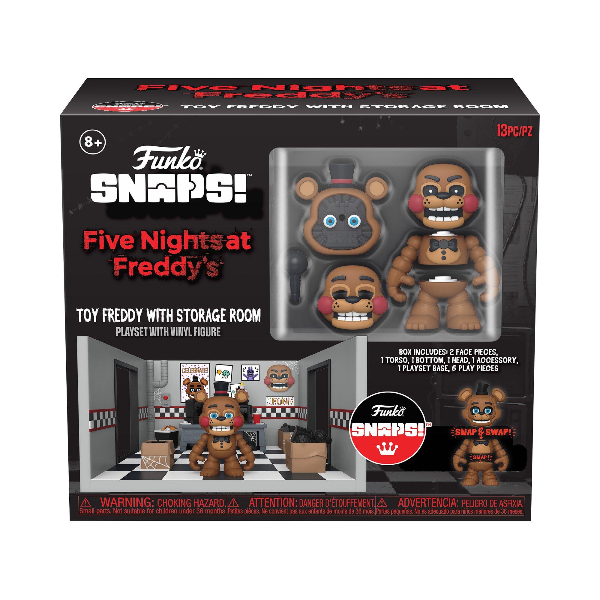 Five Nights at Freddy's Security Room Snap Playset