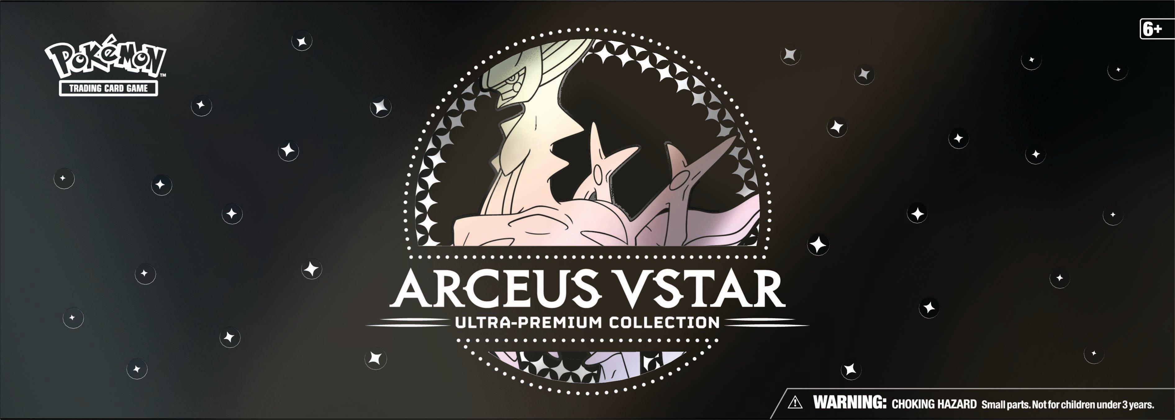 Pokemon TCG Arceus V + Arceus VSTAR Ultra-Premium Collection Metal Card  GameStop Exclusive 