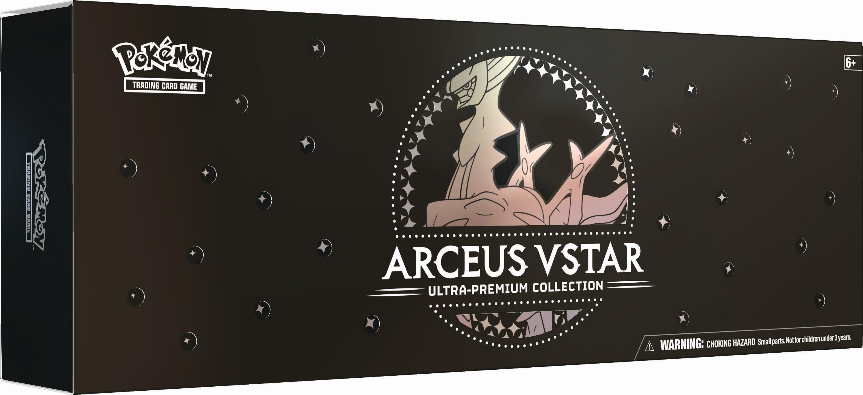 Pokemon TCG Arceus V + Arceus VSTAR Ultra-Premium Collection Metal Card  GameStop Exclusive 