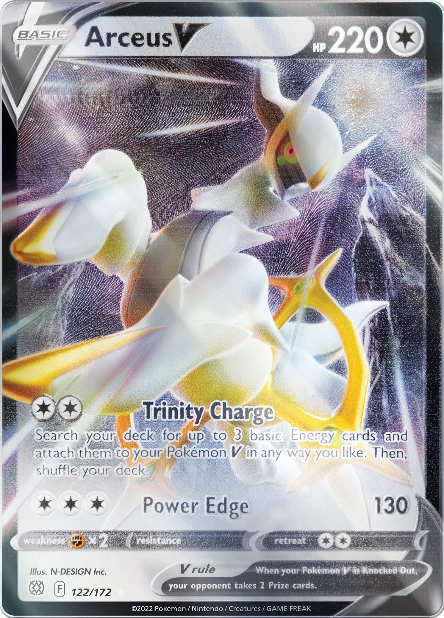 Pokemon TCG Arceus V + Arceus VSTAR Ultra-Premium Collection Metal Card  GameStop Exclusive 