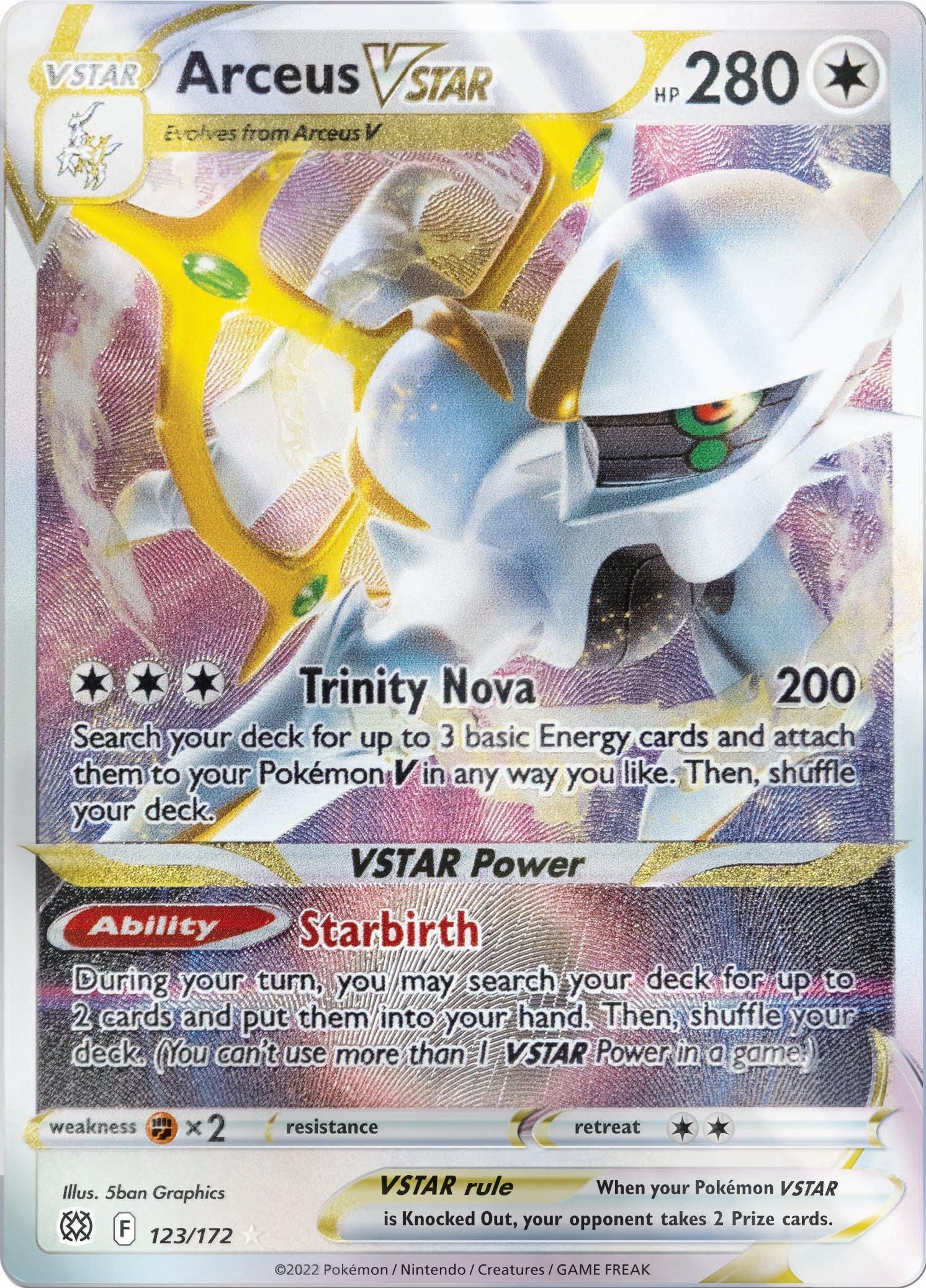 Pokemon coleção com figura arceus v