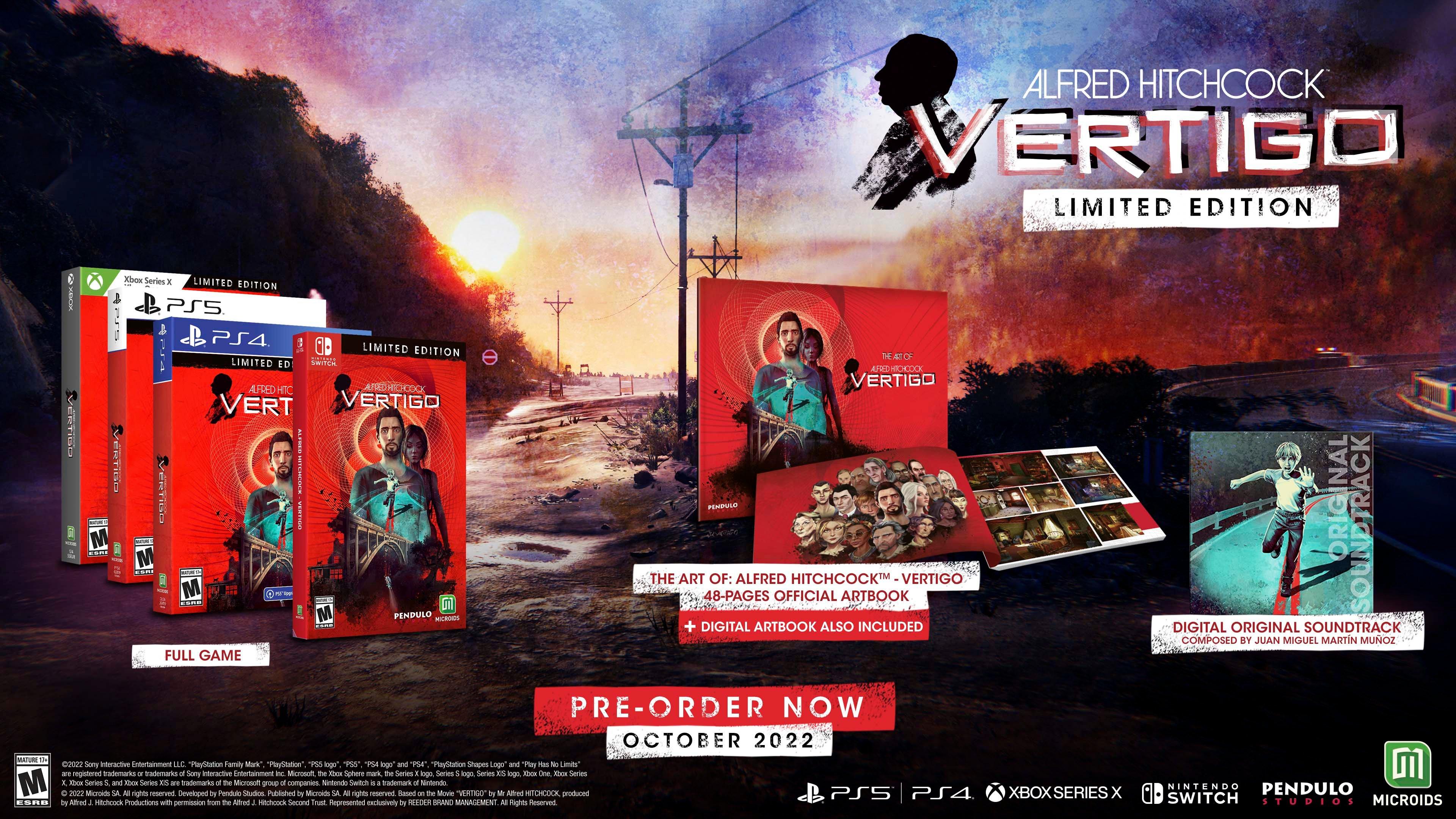 Alfred Hitchcock - Vertigo Limited Edition - PlayStation 4
