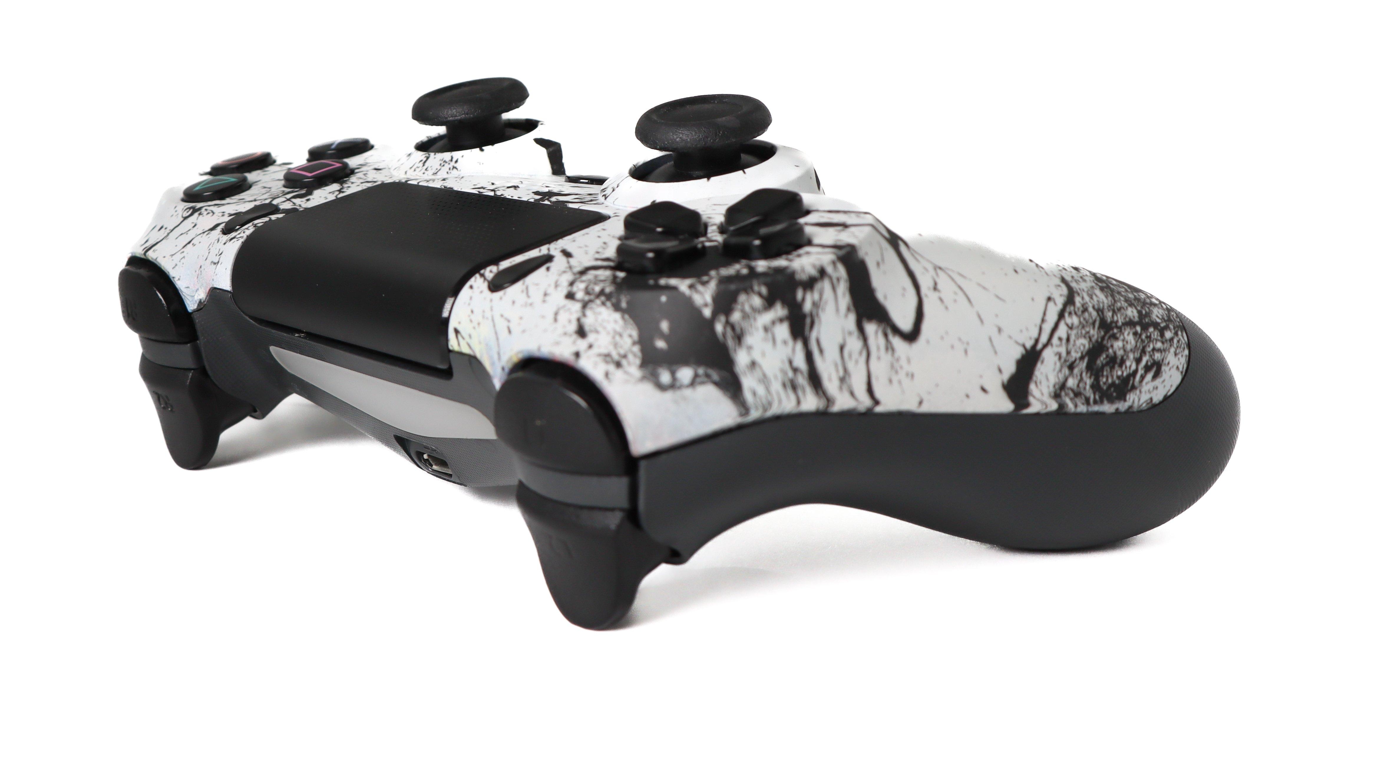 Sony DualShock Wireless Controller for PlayStation 4 (GameStop Exclusive Design) Splatter Noir