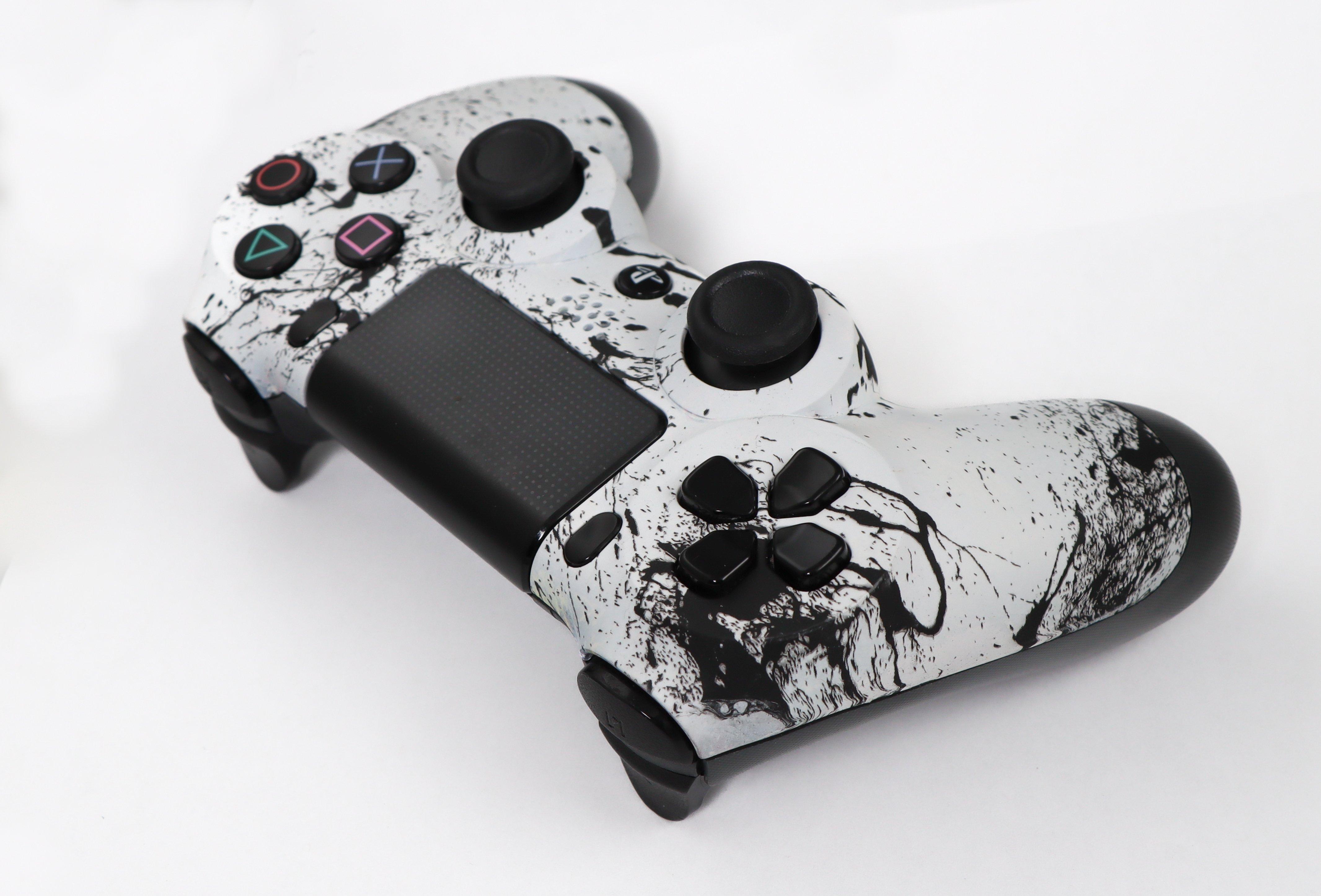 Sony DualShock Wireless Controller for PlayStation 4 - Splatter Noir (GameStop Exclusive Design)