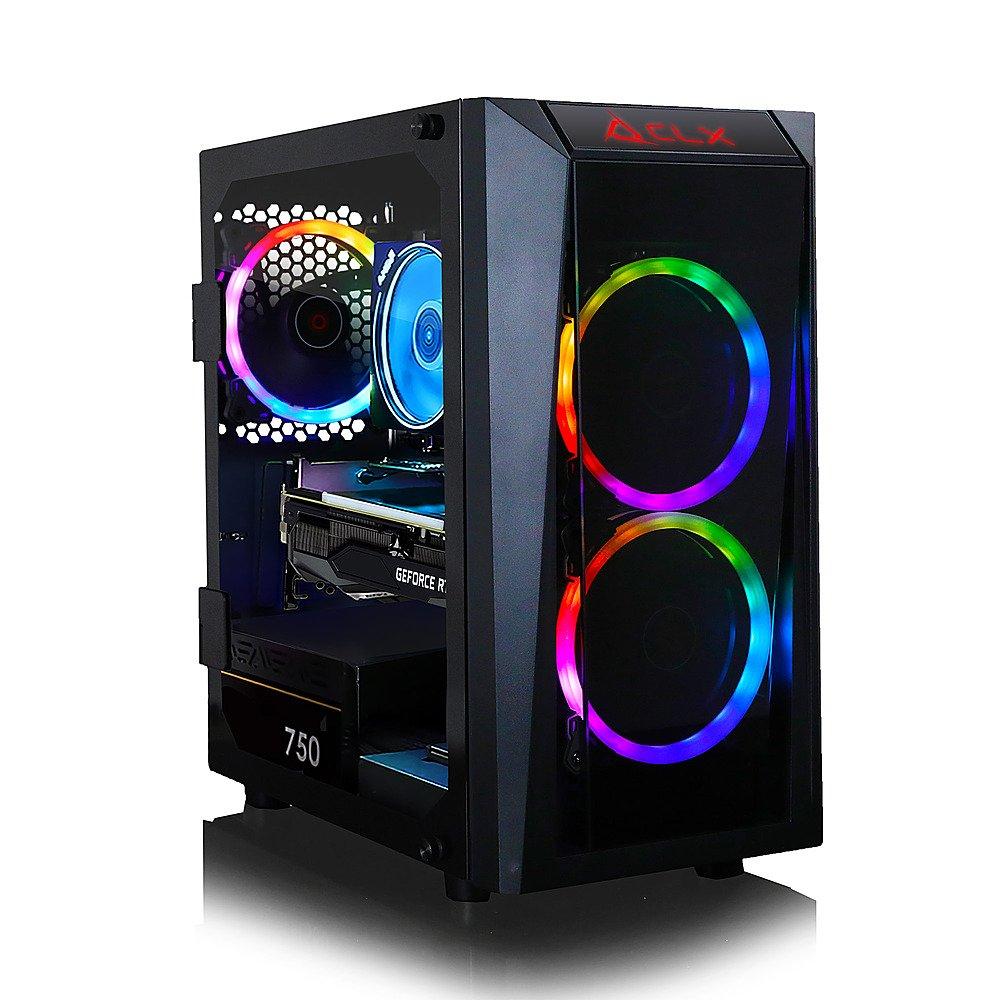 Black RGB GAMING PC, Ryzen 5 5600x, EVGA RTX 2070S)