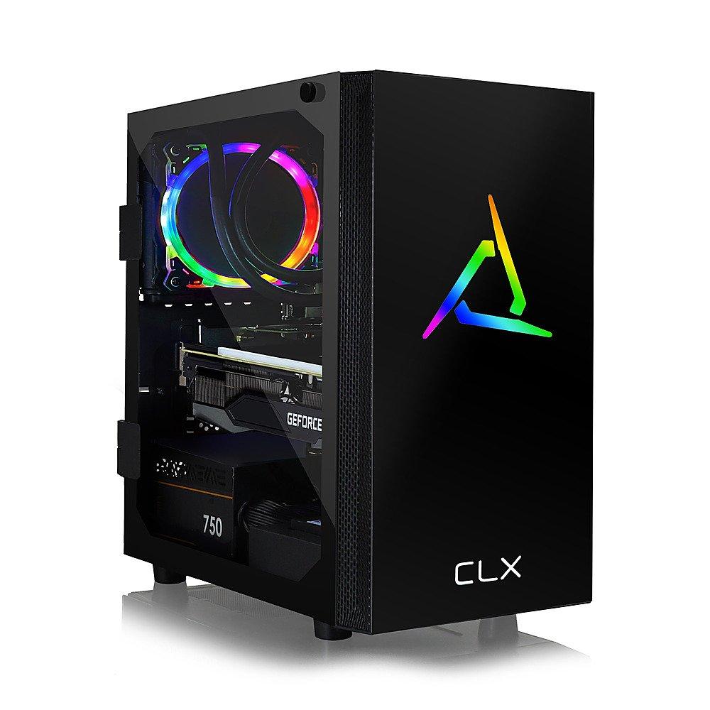 CLX AMD Ryzen 9 5900X Gaming Desktop PC 16GB DDR4 3200MHz 3060 Ti 8GB 480GB SSD 2TB HDD WiFi MicroATX Black Sphynx