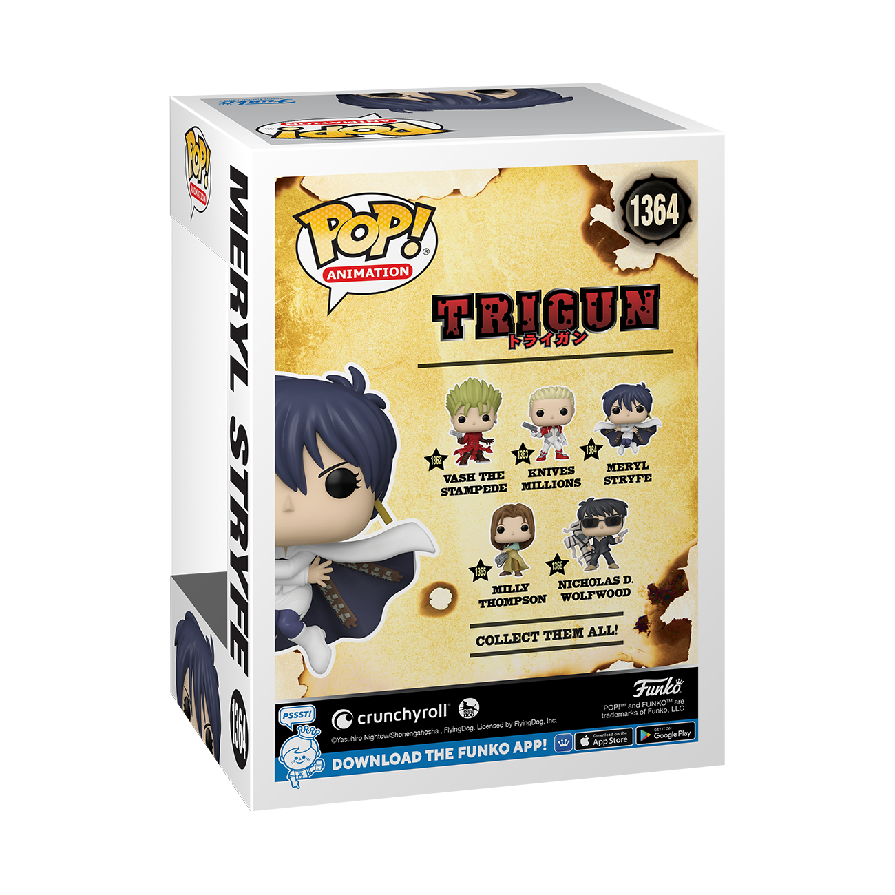 Funko POP! Animation: Trigun Meryl Stryfe 4.75-in Vinyl Figure 