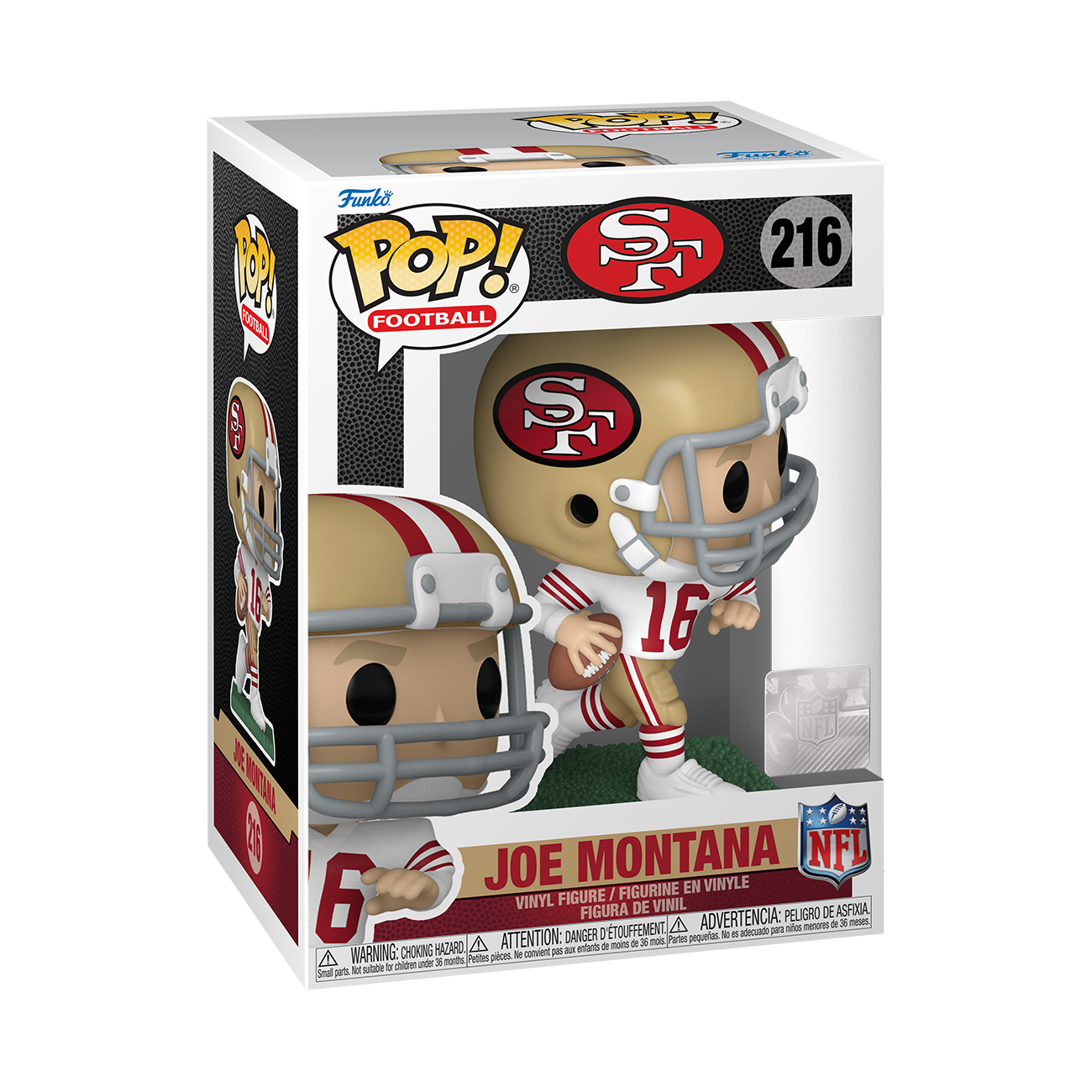 Funko POP Football San Fransisco 49ers Joe Montana 4.15 in