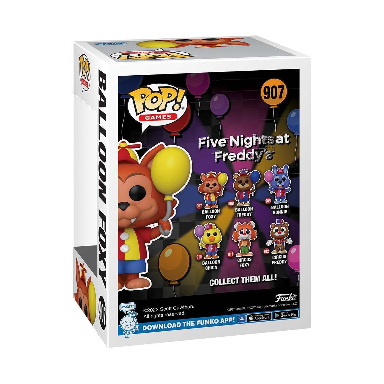 Funko POP! Games: Five Nights at Freddy's: Security Breach Balloon Foxy  3.75-in Vinyl Figure