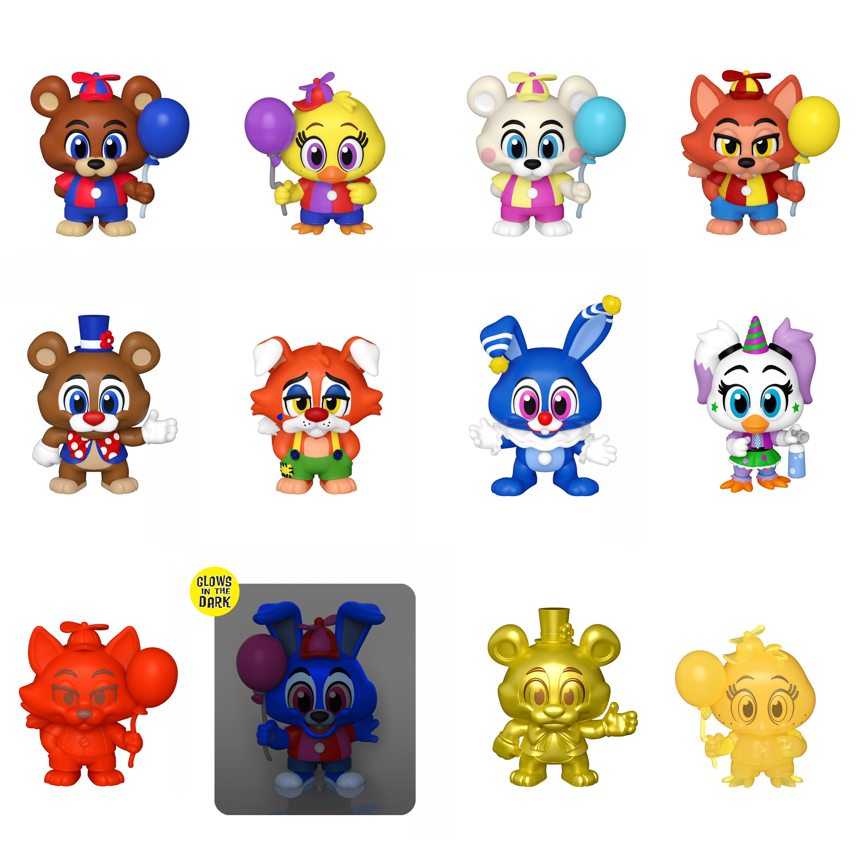 Funko Five Nights at Freddy's Security Breach Mystery Minis Blind Box Mini-Figure (Styles May Vary)