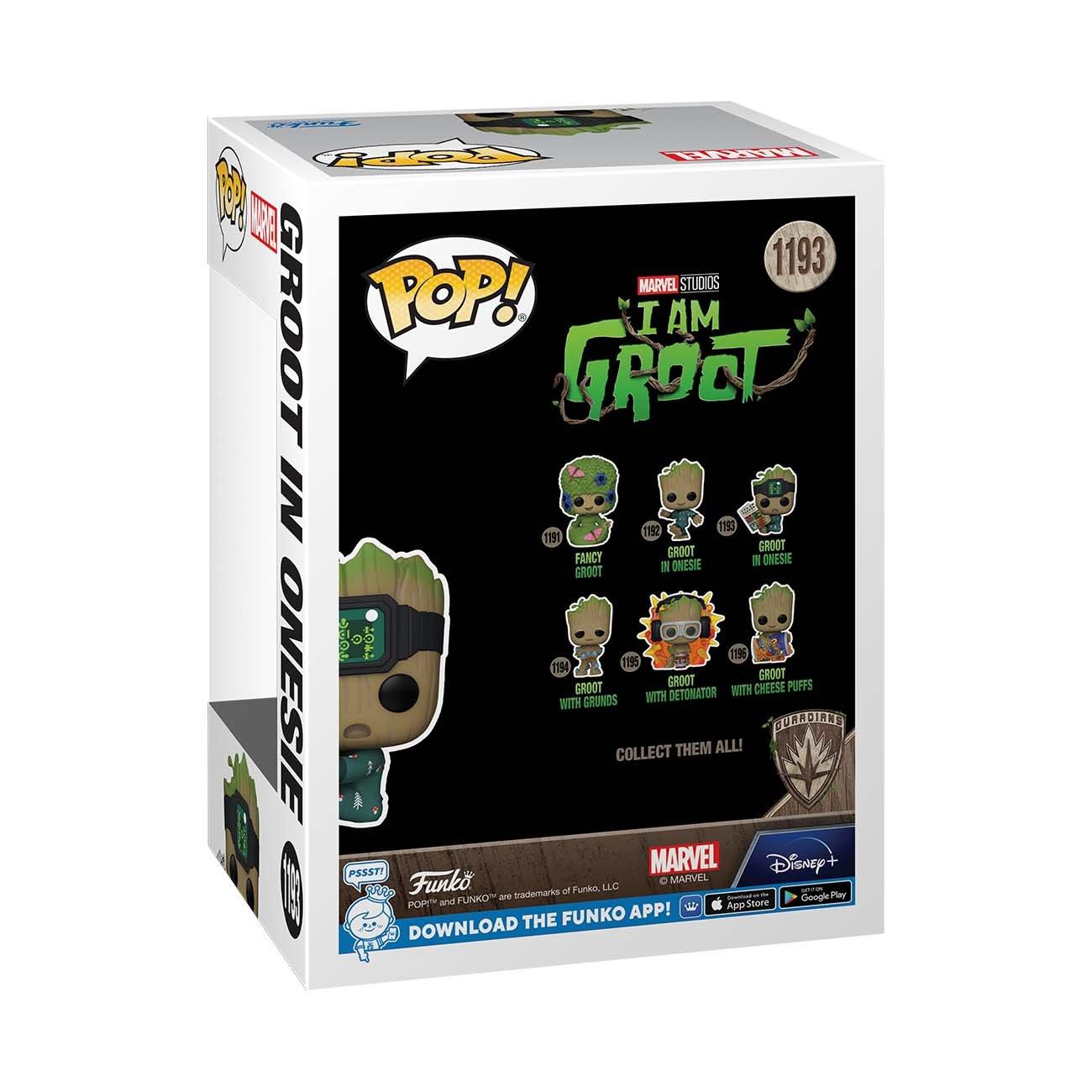 MARVEL - Groot Pyjama - Figurine 20cm - Support Manette & Portable –