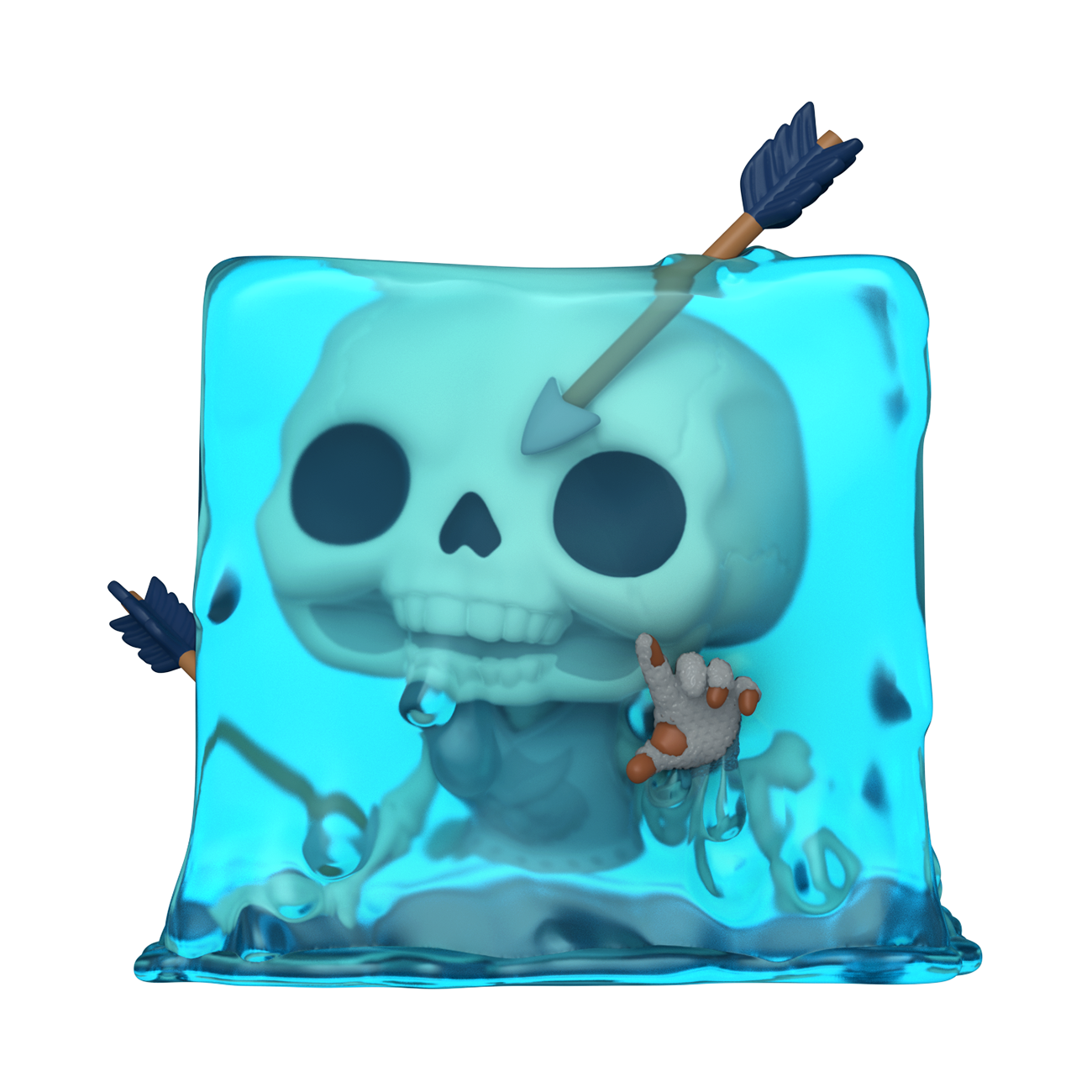 Funko POP! Games: Dungeons and Dragons Blue Gelatinous Cube 3.8-in Vinyl  Figure WonderCon Limited Edition Exclusive