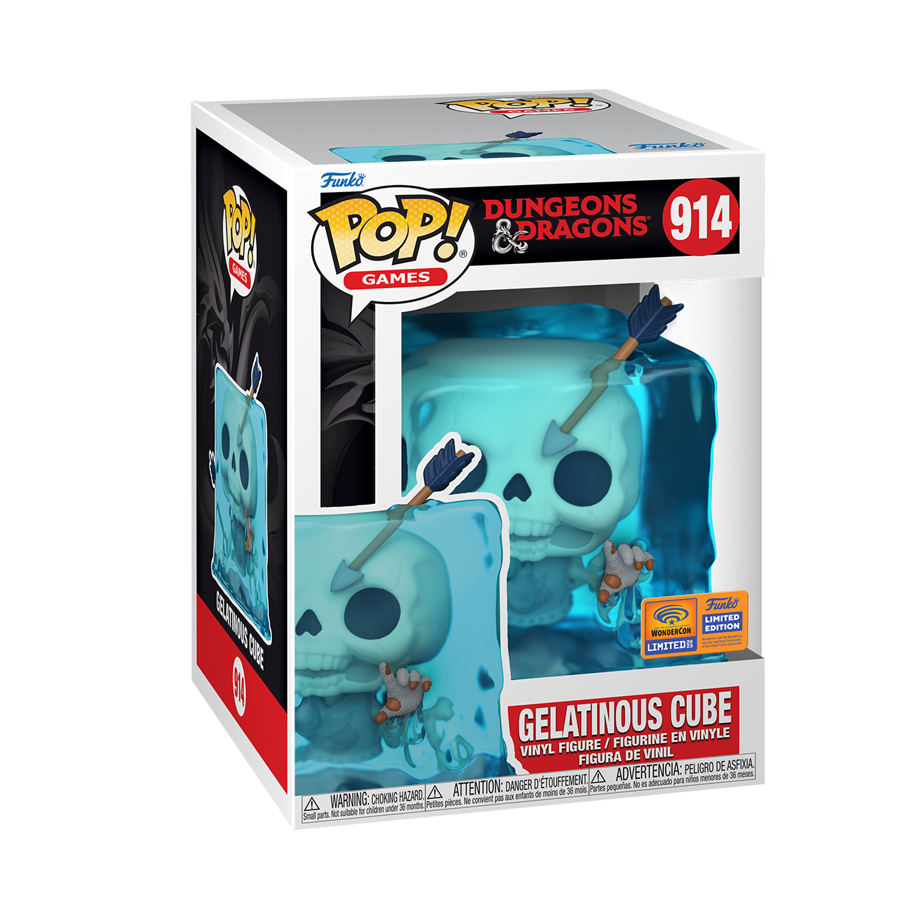 Funko POP! Games: Dungeons and Dragons Blue Gelatinous Cube 3.8-in