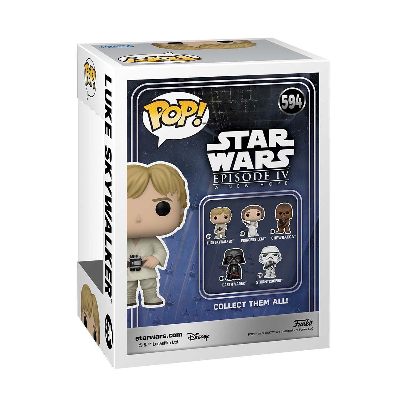 Funko POP! Star Wars: Episode IV - A New Hope Luke Skywalker 4.4-in Vinyl  Bobblehead