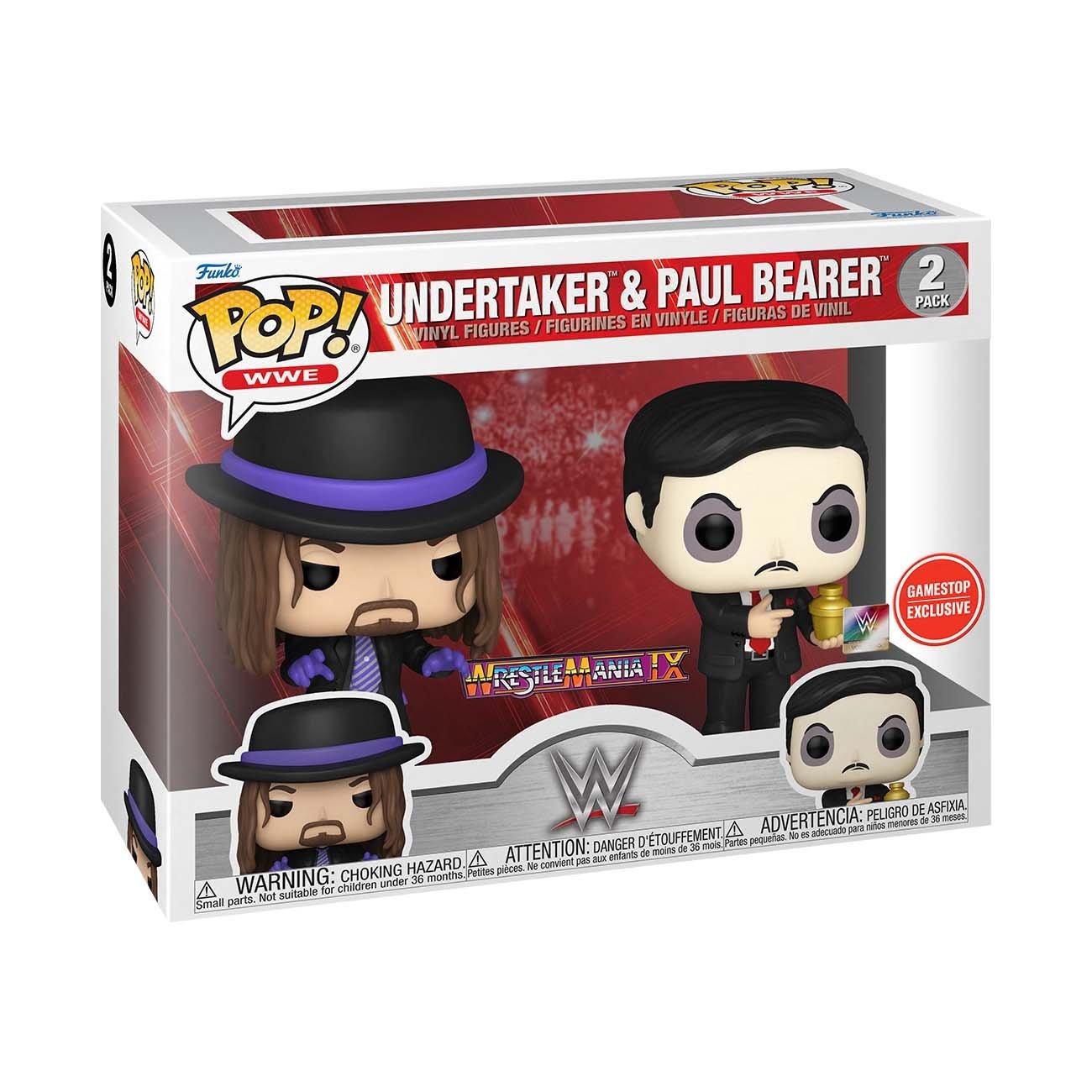 Funko WWE Wrestling Pop! WWE Undertaker & Paul Bearer Exclusive Vinyl Figure 2-Pack #106 [With Wrestlemania IX Pin]