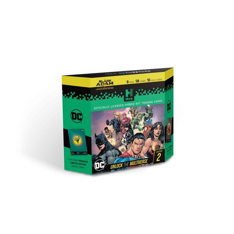 Hro DC Black Adam Hybrid NFT Trading Cards - 8-Pack
