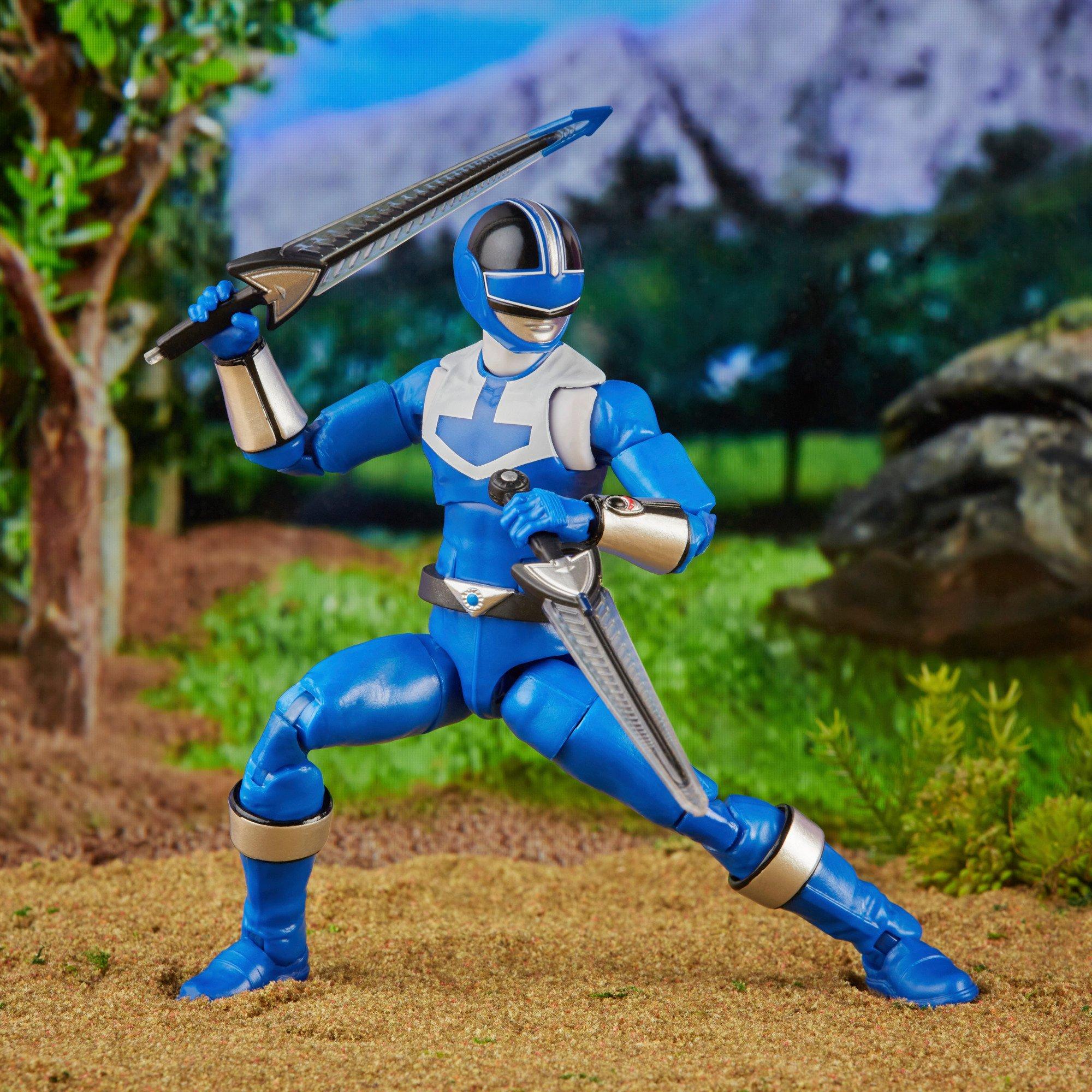 Power Rangers Lightning Collection Time Force Blue Ranger and Vector Cycle  Action Figures - Power Rangers