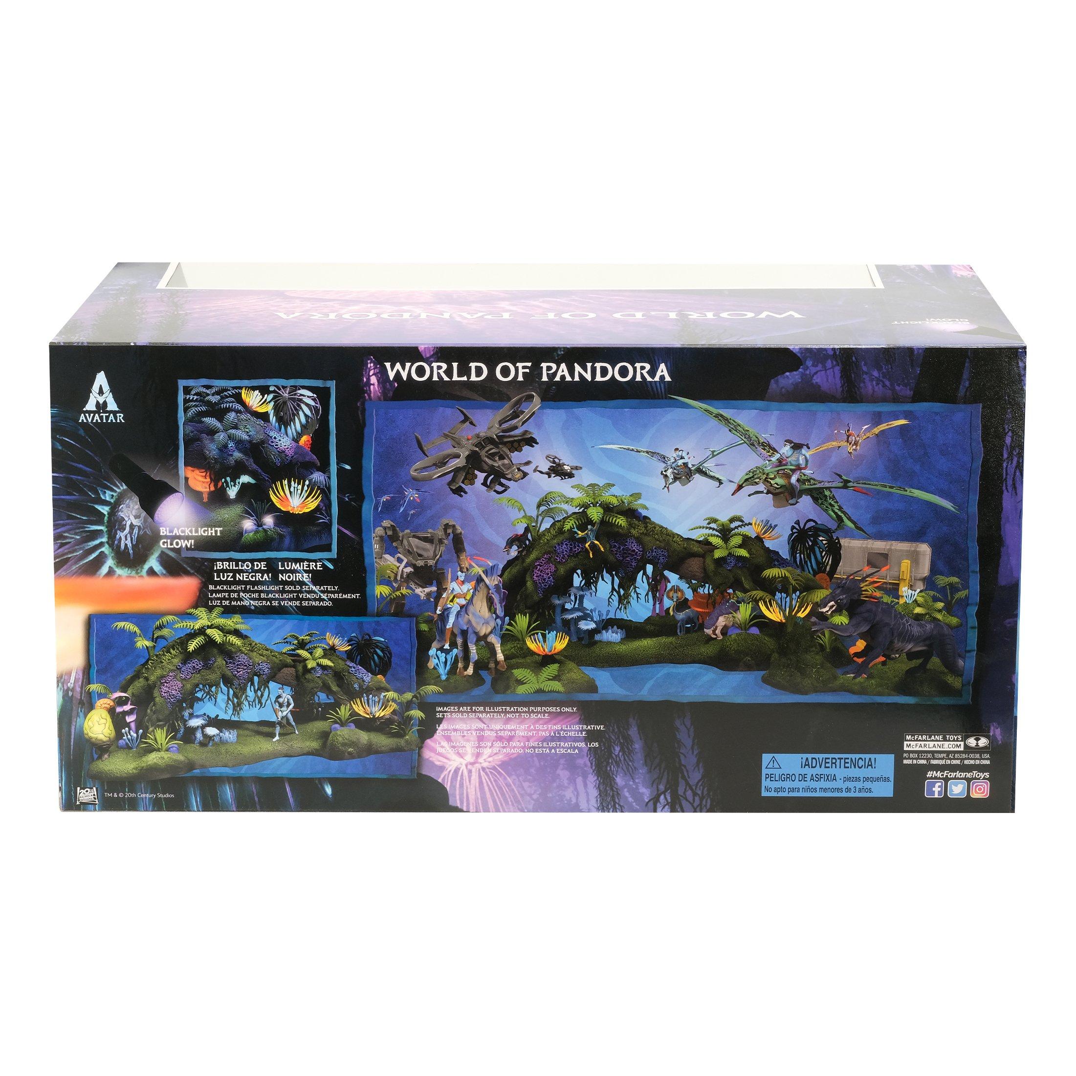 McFarlane Toys Disney Avatar: World of Pandora Omatikaya Rainforest with Jake Sully Playset
